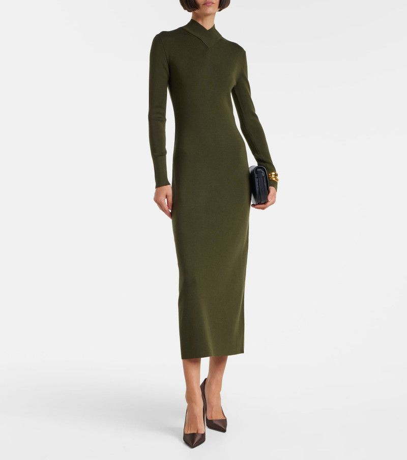 TOM FORD Wool midi dress outlook