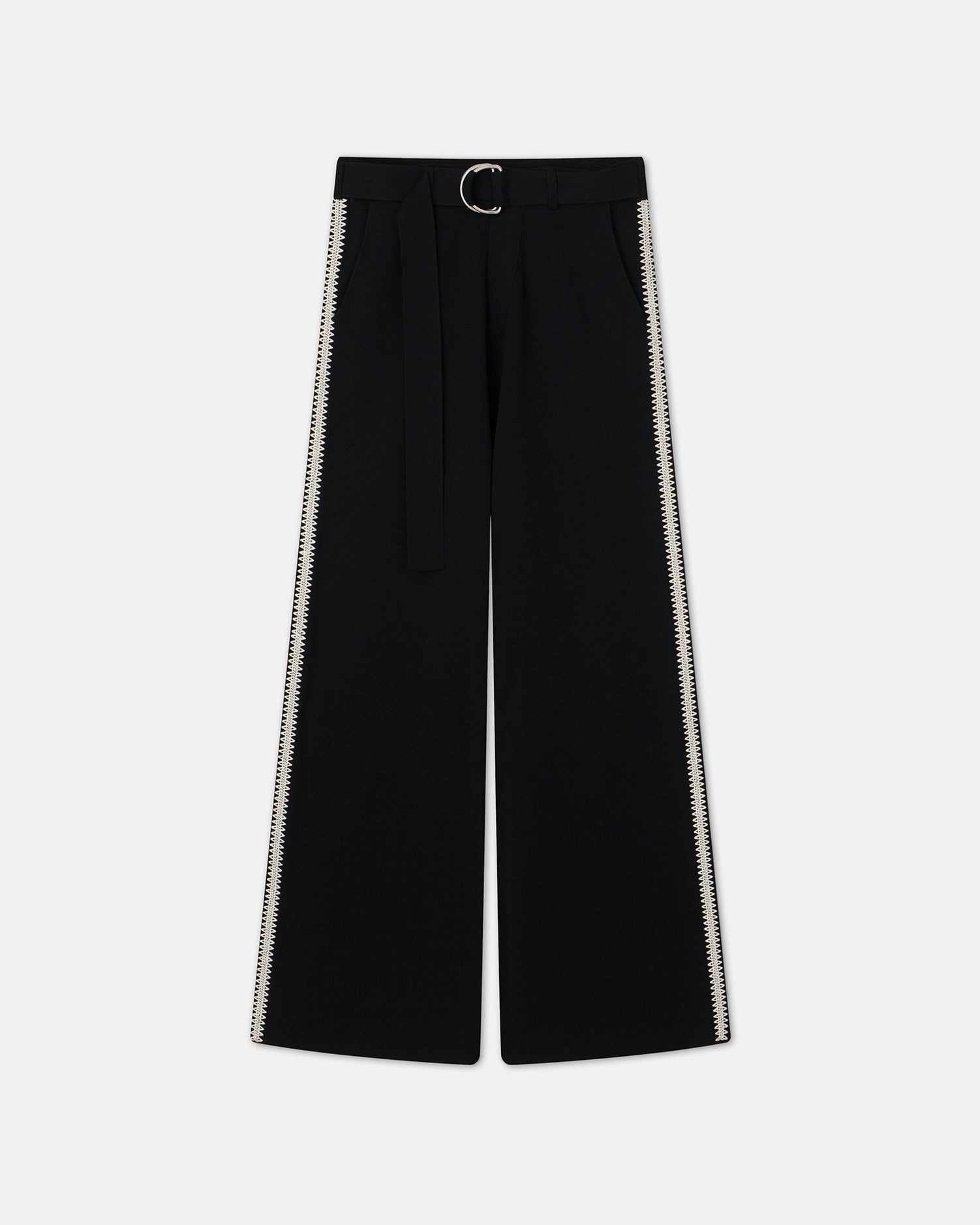 Crocheted Straight-Leg Pants - 4