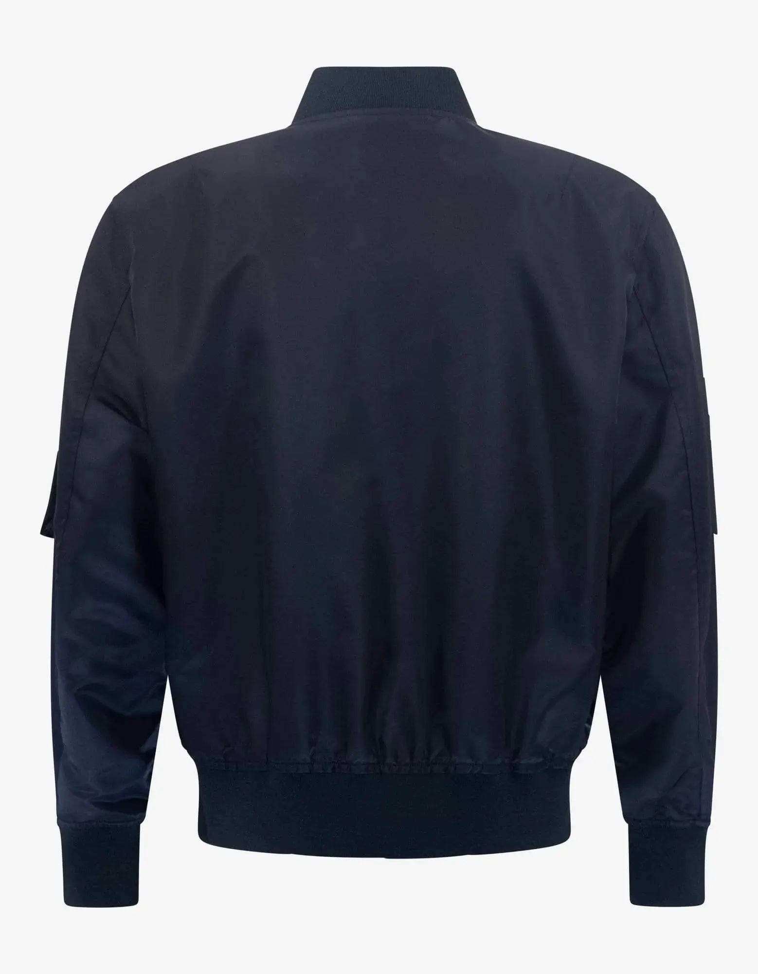 Valentino Navy Blue Dragons Garden Bomber Jacket - 2