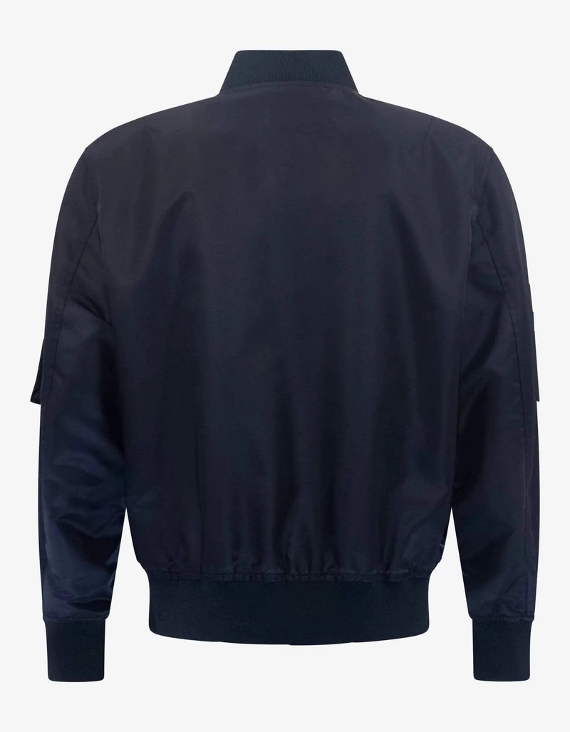 Valentino Valentino Navy Blue Dragons Garden Bomber Jacket outlook