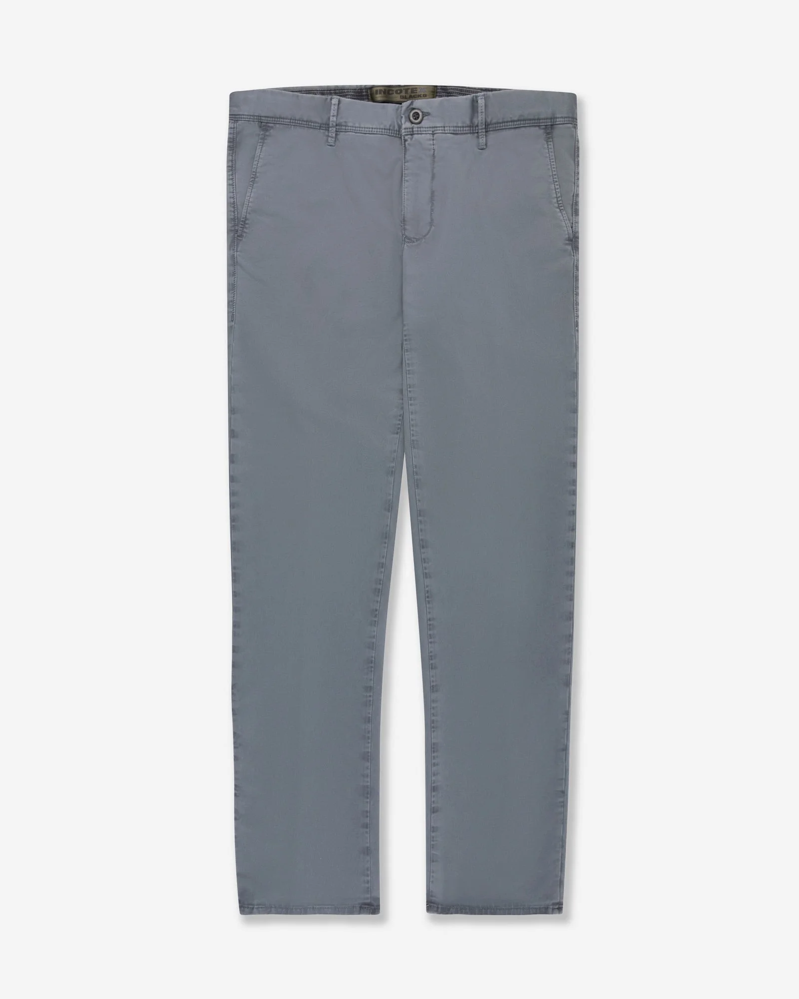 Slim-fit certified stretch gabardine trousers - 1