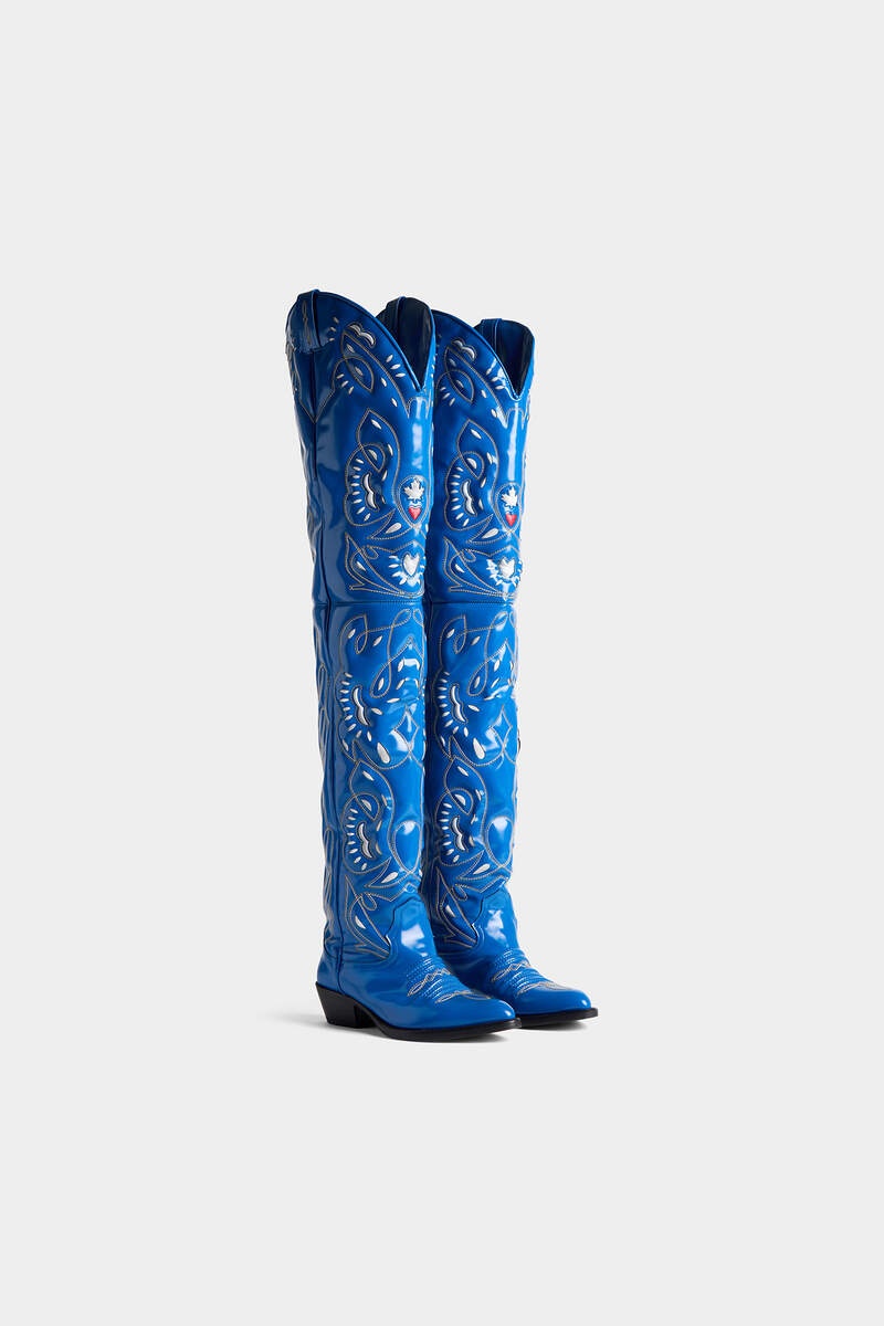 D2 OVER-THE-KNEE COWBOY BOOTS - 3