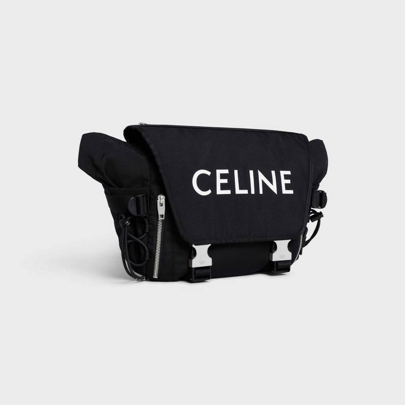 CELINE MEDIUM MESSENGER TREKKING in nylon with celine print outlook
