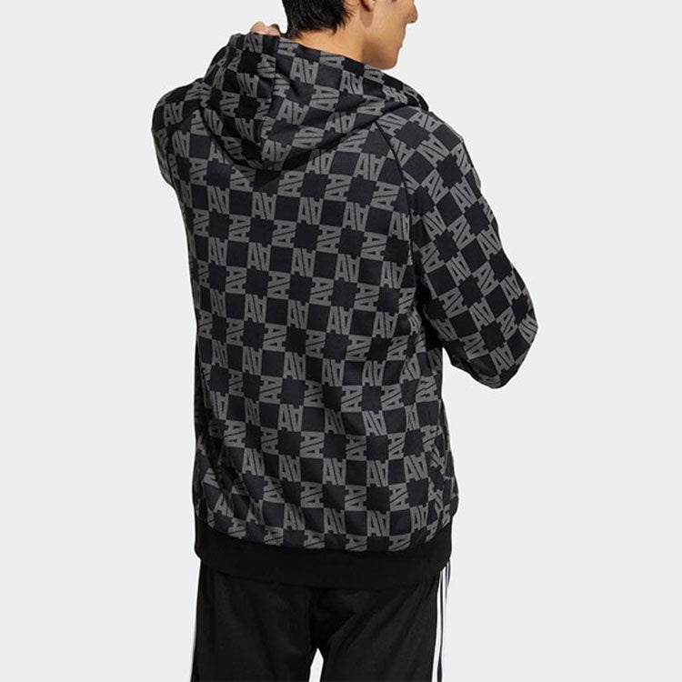 adidas Monogram Jacket 'Black White' HR3435 - 3