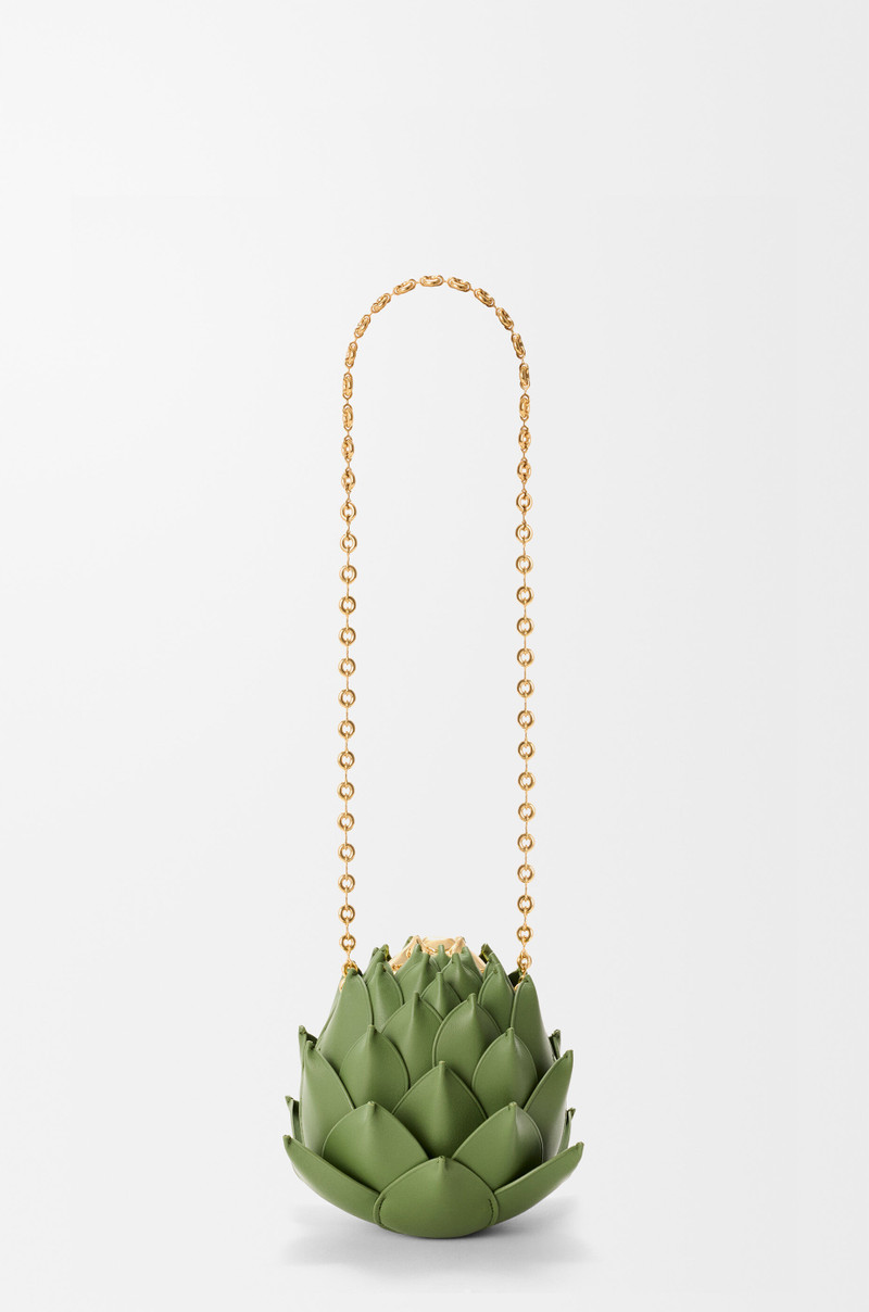 Artichoke clutch in nappa lambskin 4