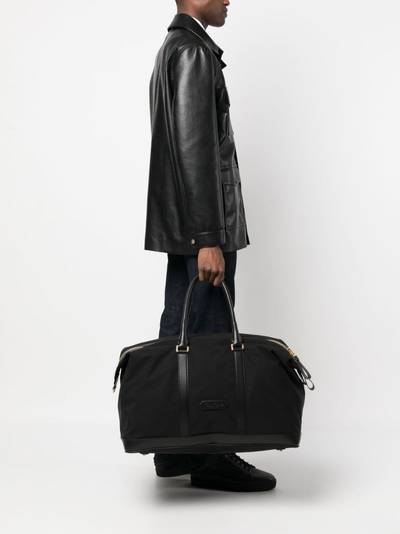TOM FORD logo-patch holdall bag outlook