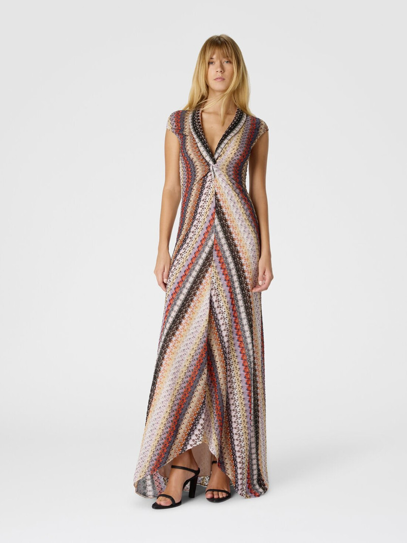 Missoni Long Dress with Knot and Neckline outlook