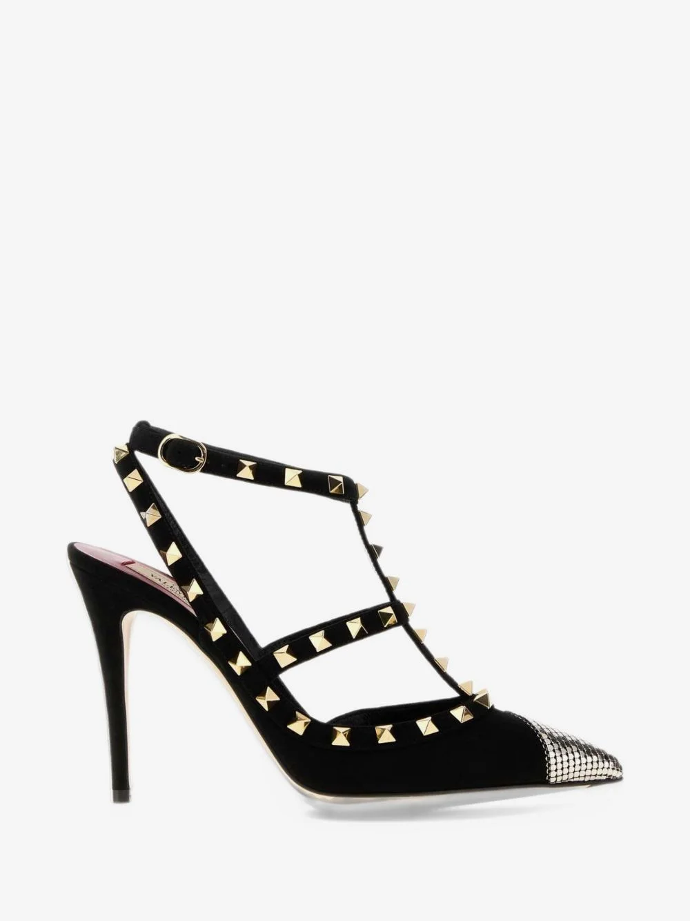 Rockstud mesh-tip pumps - 1