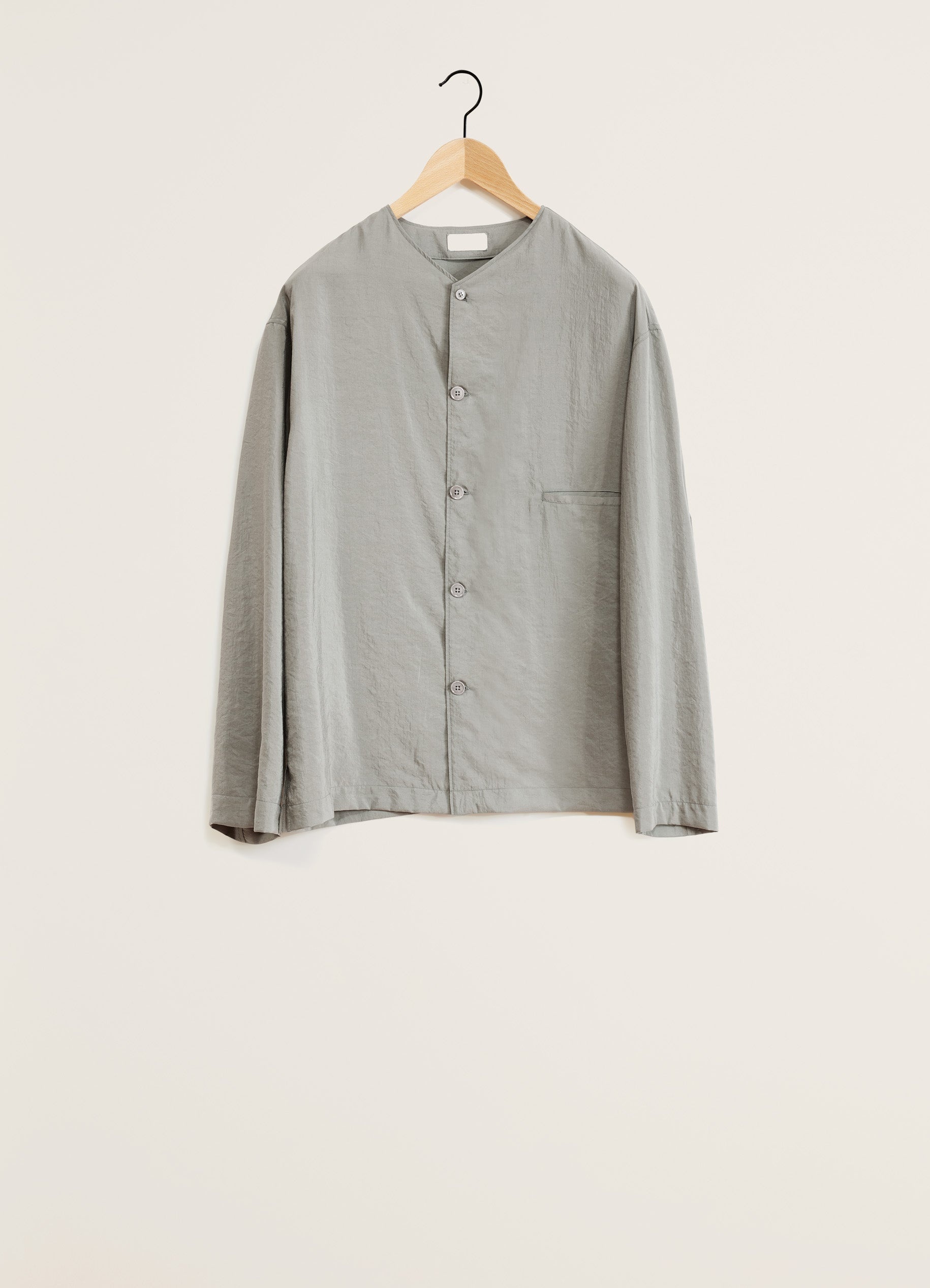 COLLARLESS SHIRT - 1