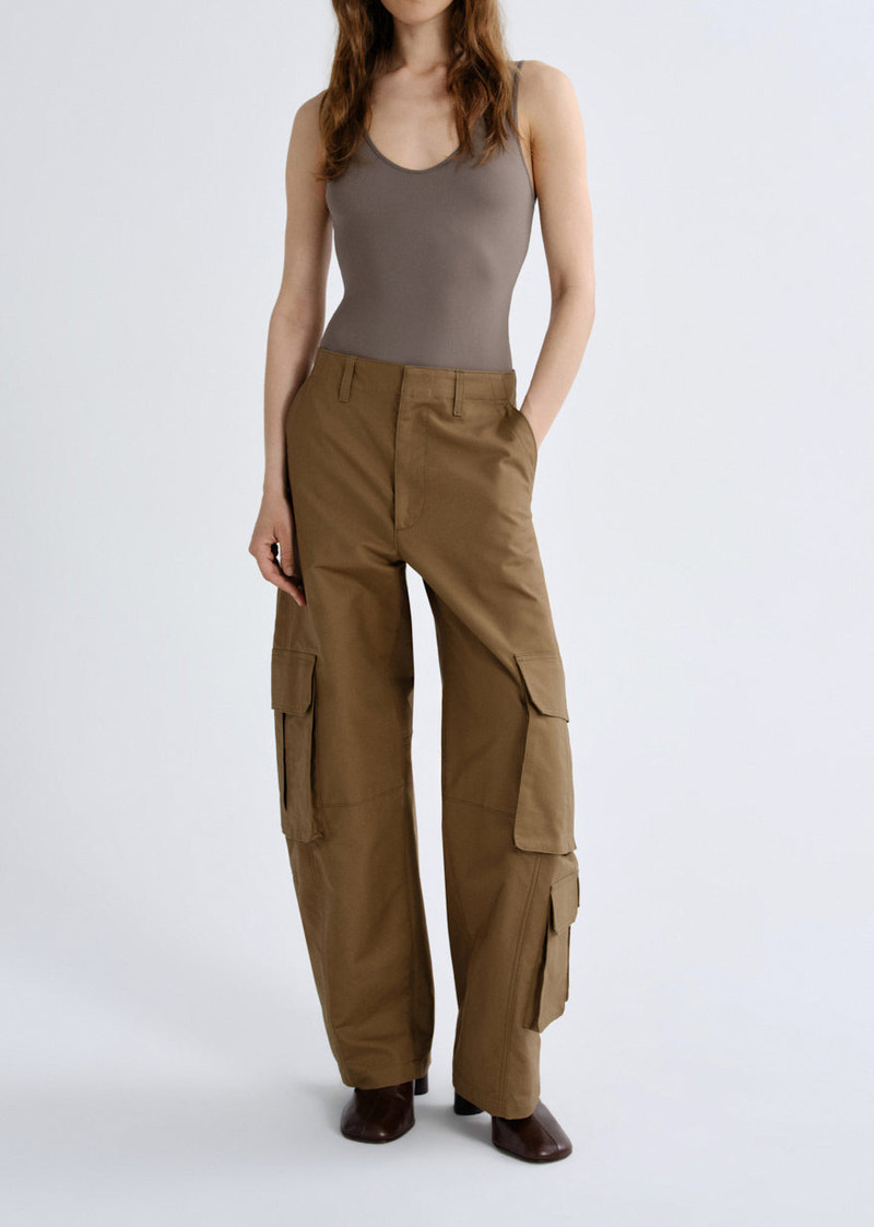 AMBIKA UTILITY PANT IN TOFFEE - 1