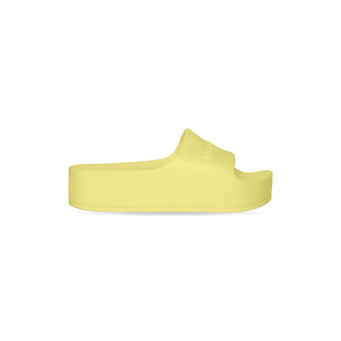 Women's Chunky Slide Sandal in Yellow - 1