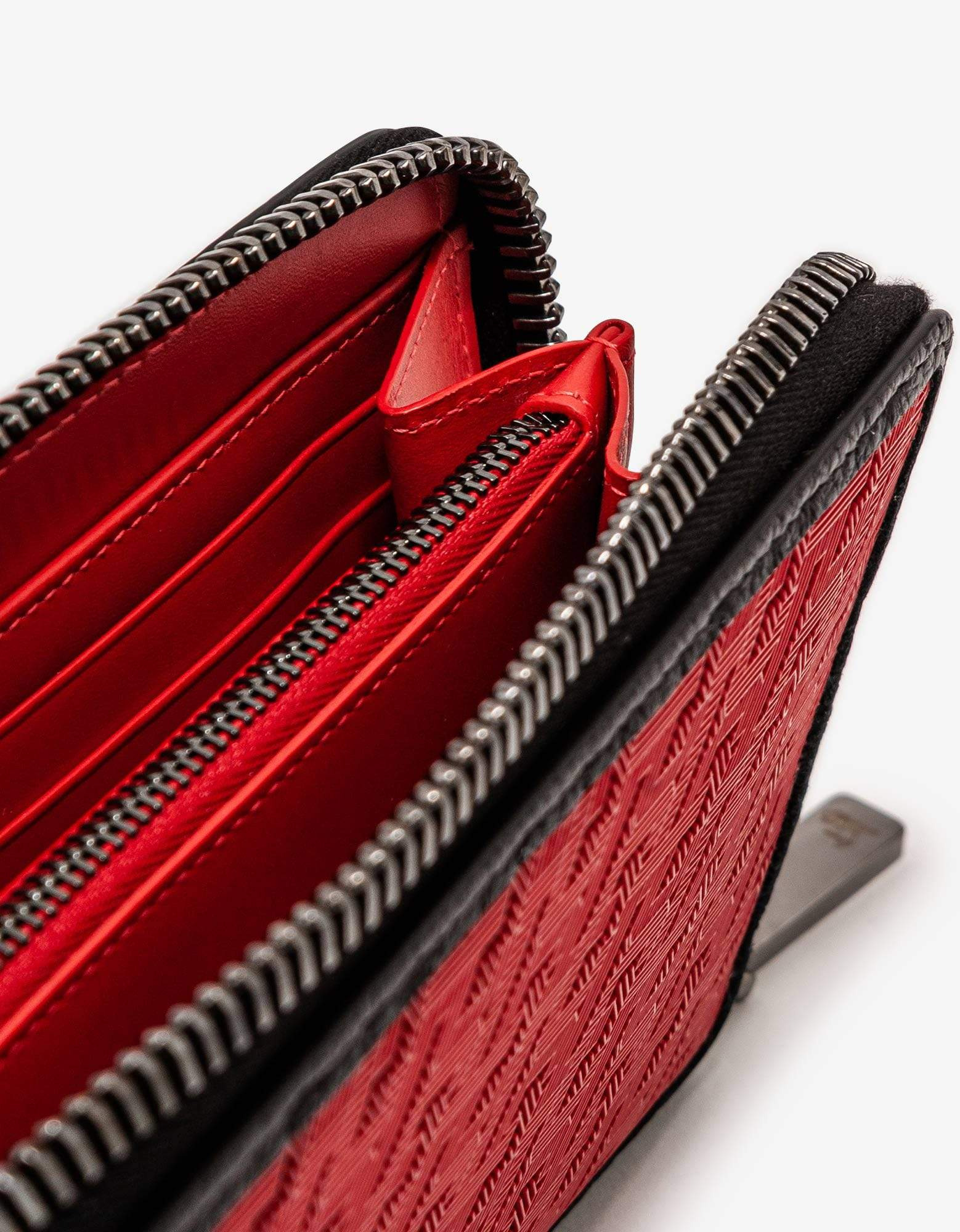 Christian Louboutin Panettone CL Logo Black Wallet - 6