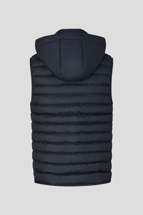 Lasse Lightweight down gilet in Dark blue - 3