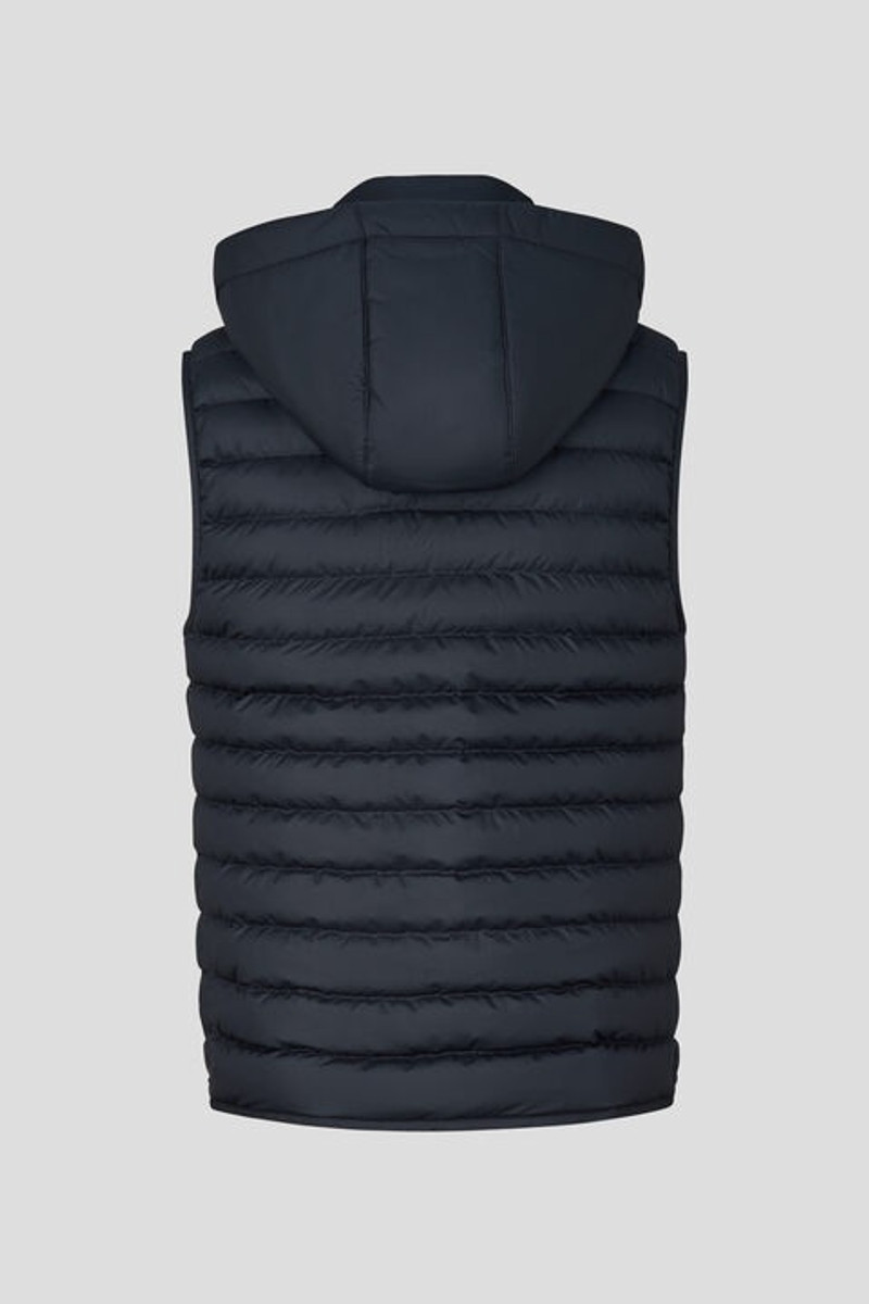 BOGNER Lasse Lightweight down gilet in Dark blue outlook