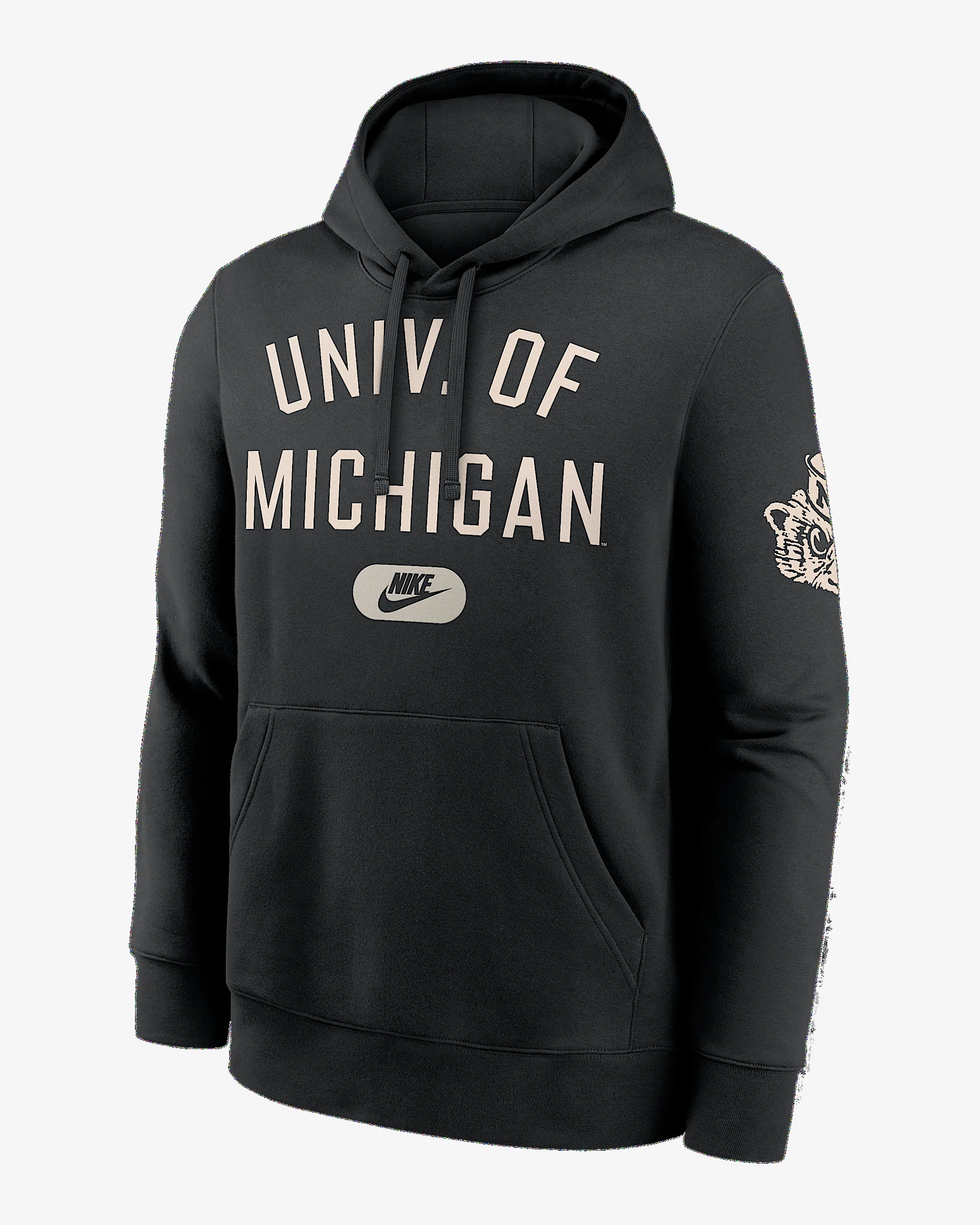 Michigan Club Men's Nike College Pullover Hoodie - 1