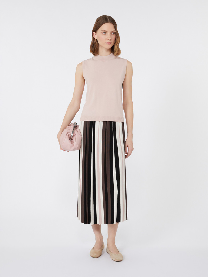 WEEKEND Max Mara NAZIONE Stretch viscose yarn top outlook