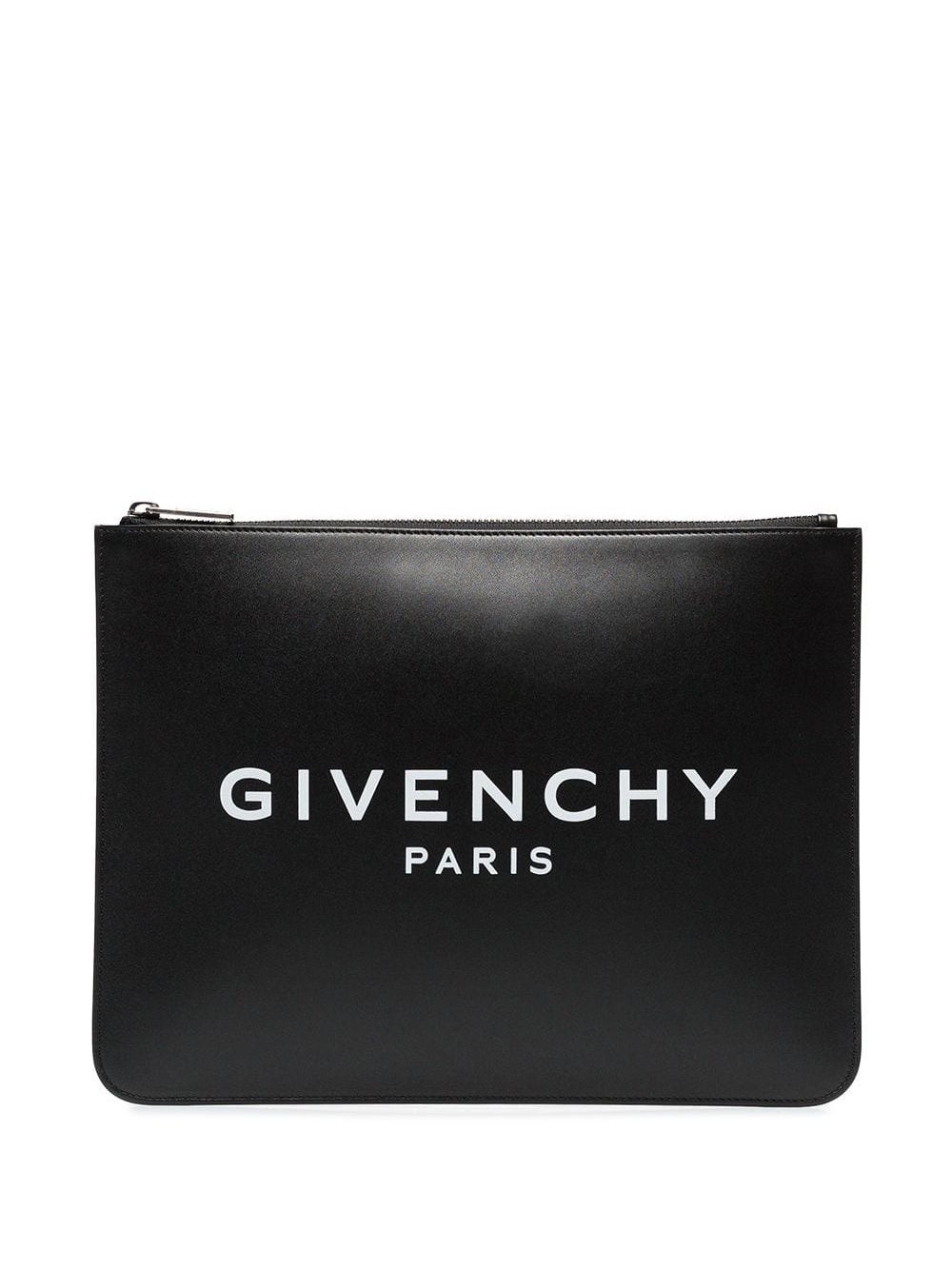 logo-printed clutch - 1