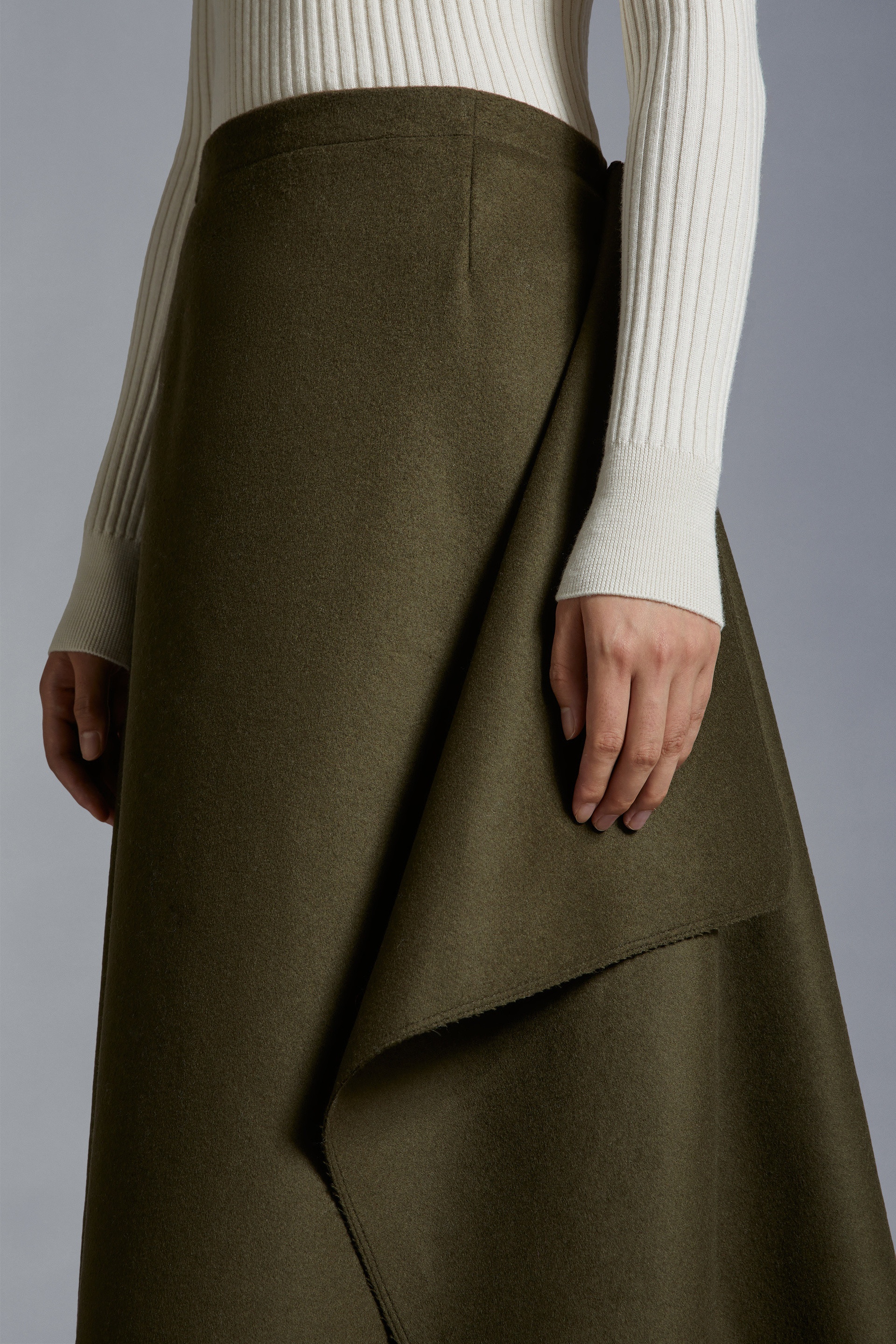 Wool Wrap Skirt - 4