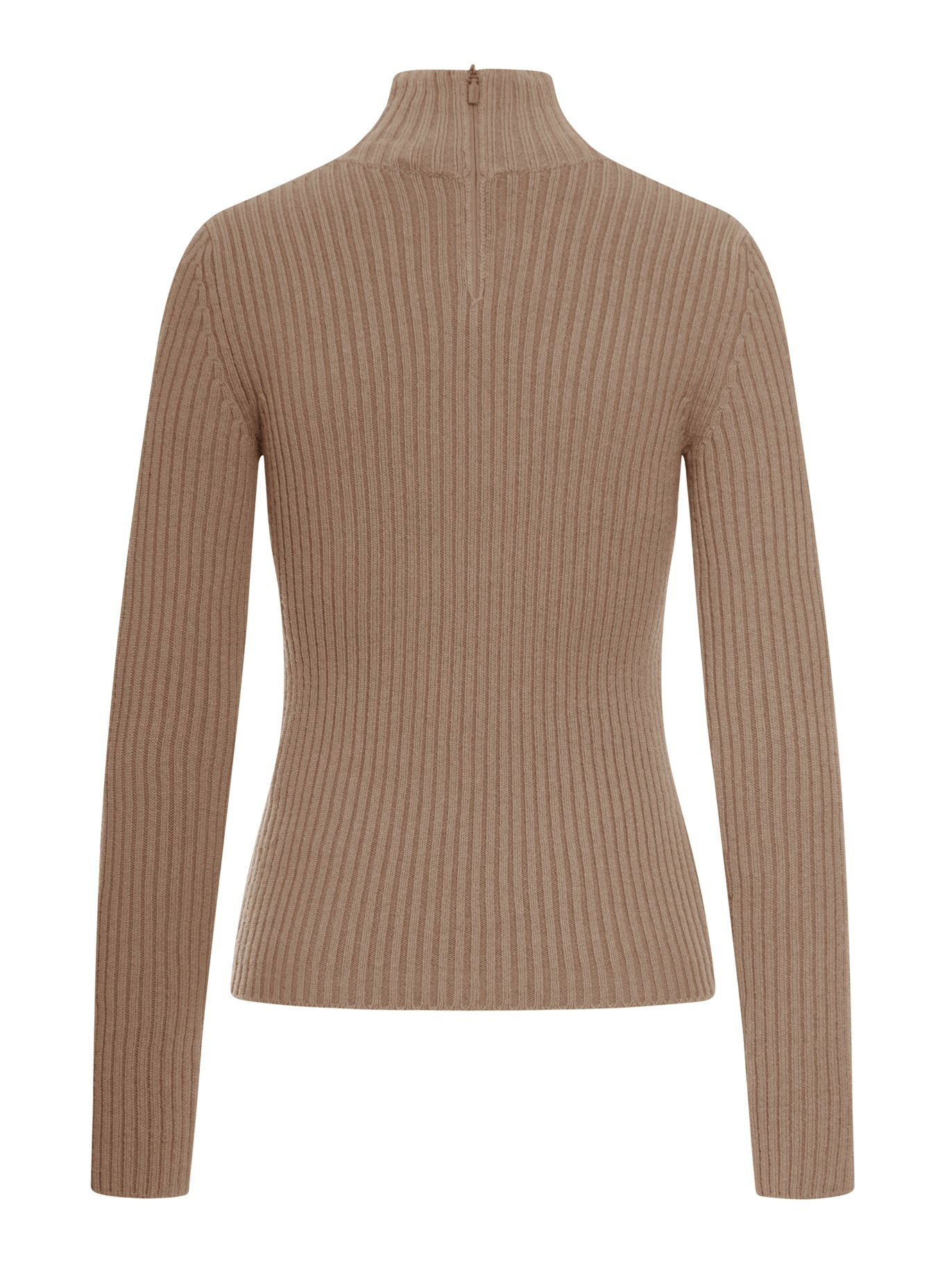 RIBBED WOOL AND CASHMERE TURTLENECK - 2
