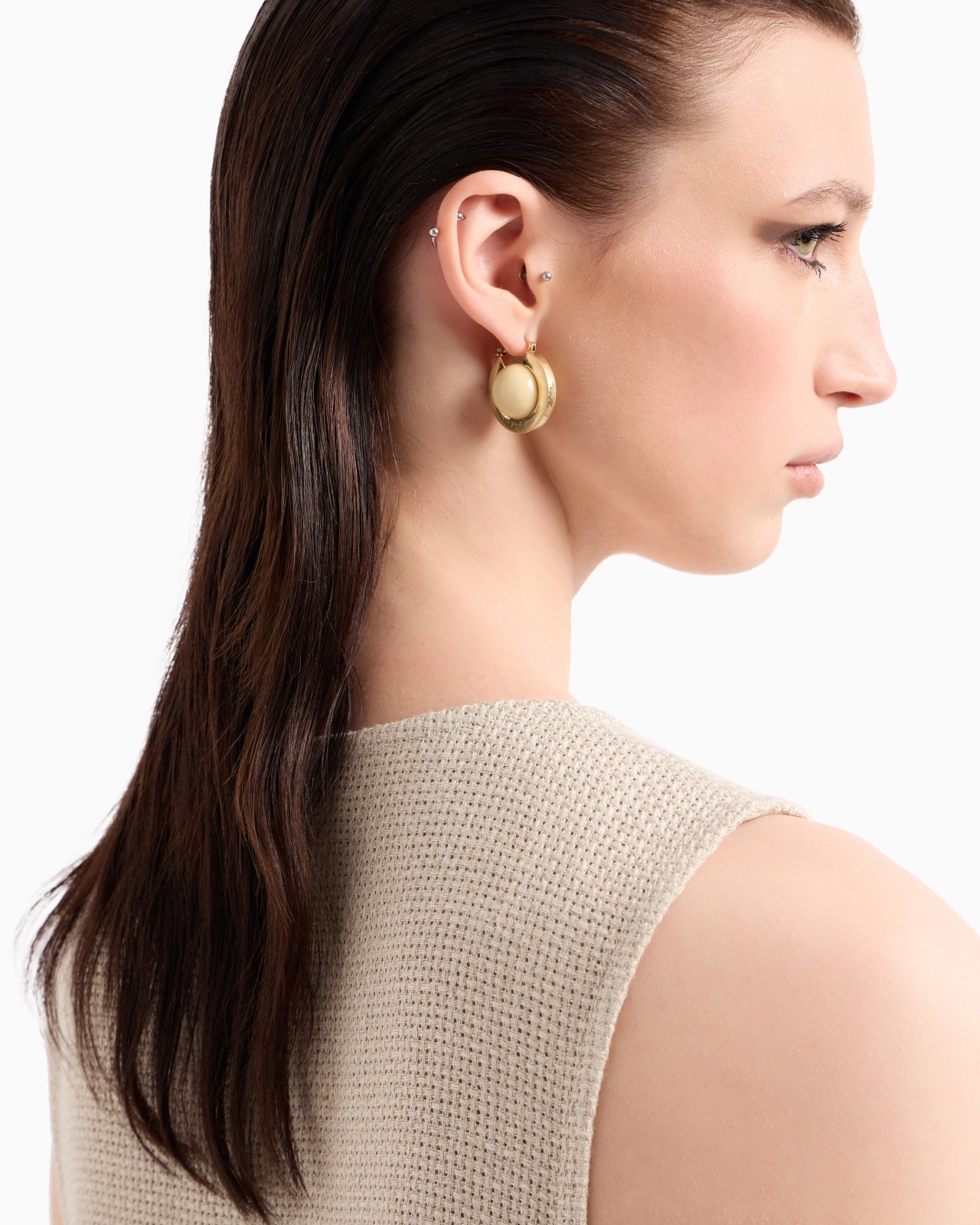 LONG TOP IN LINEN GAUZE - 5