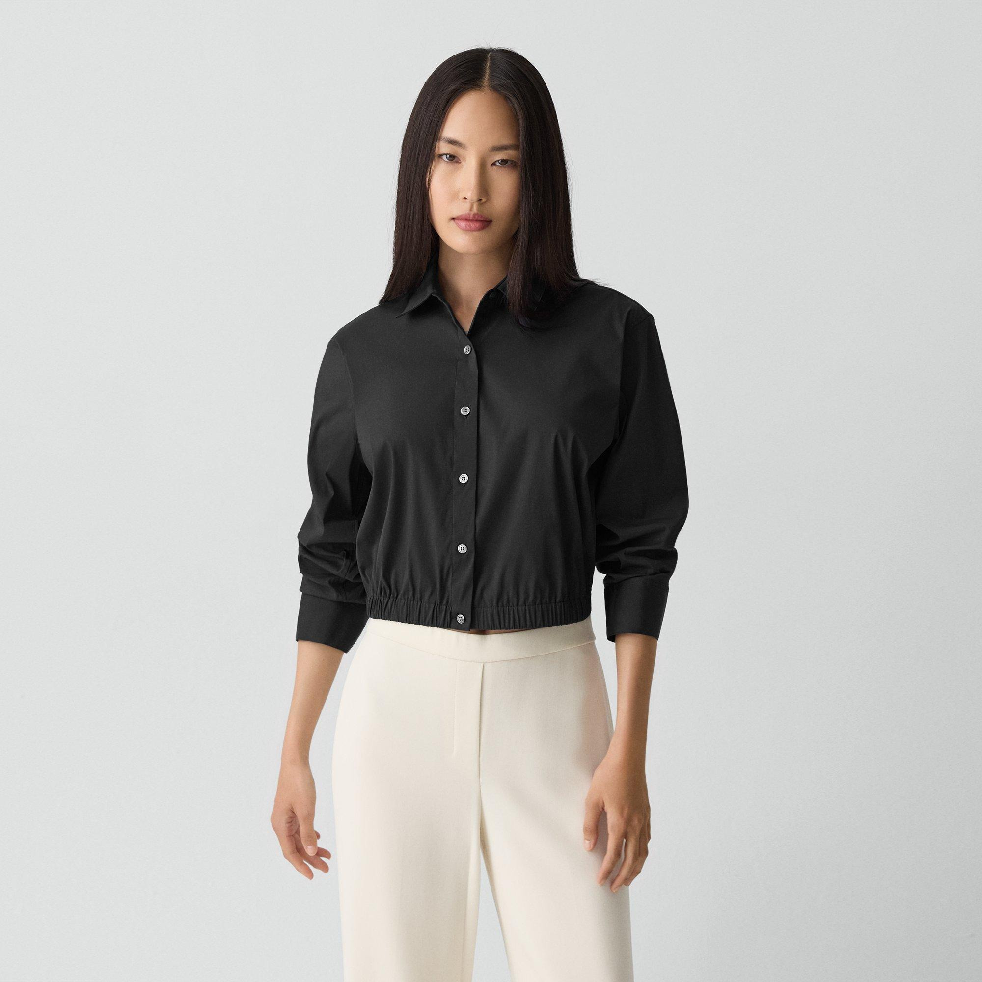 Cropped Shirt in Good Cotton - 2