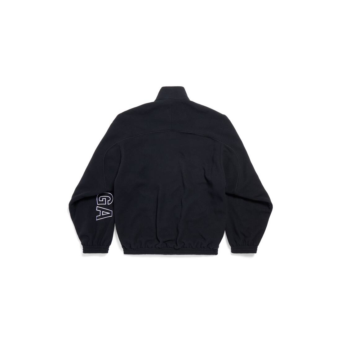 BALENCIAGA Outline Tracksuit Jacket in Black | REVERSIBLE