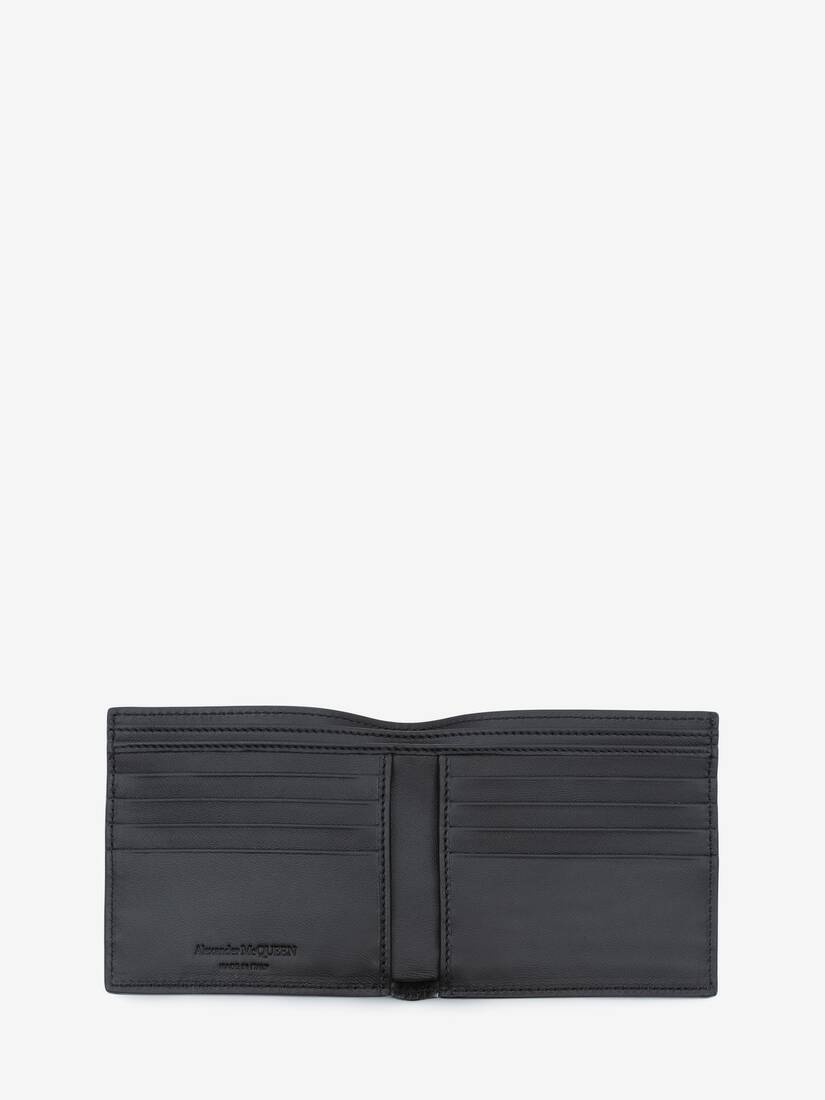 Mcqueen Graffiti Billfold Wallet in Black/white - 5
