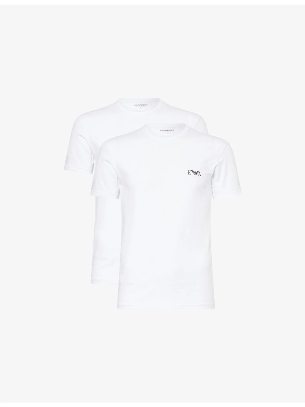 Brand Logo-Print Pack Of Two Cotton-Jersey T-Shirts - 1