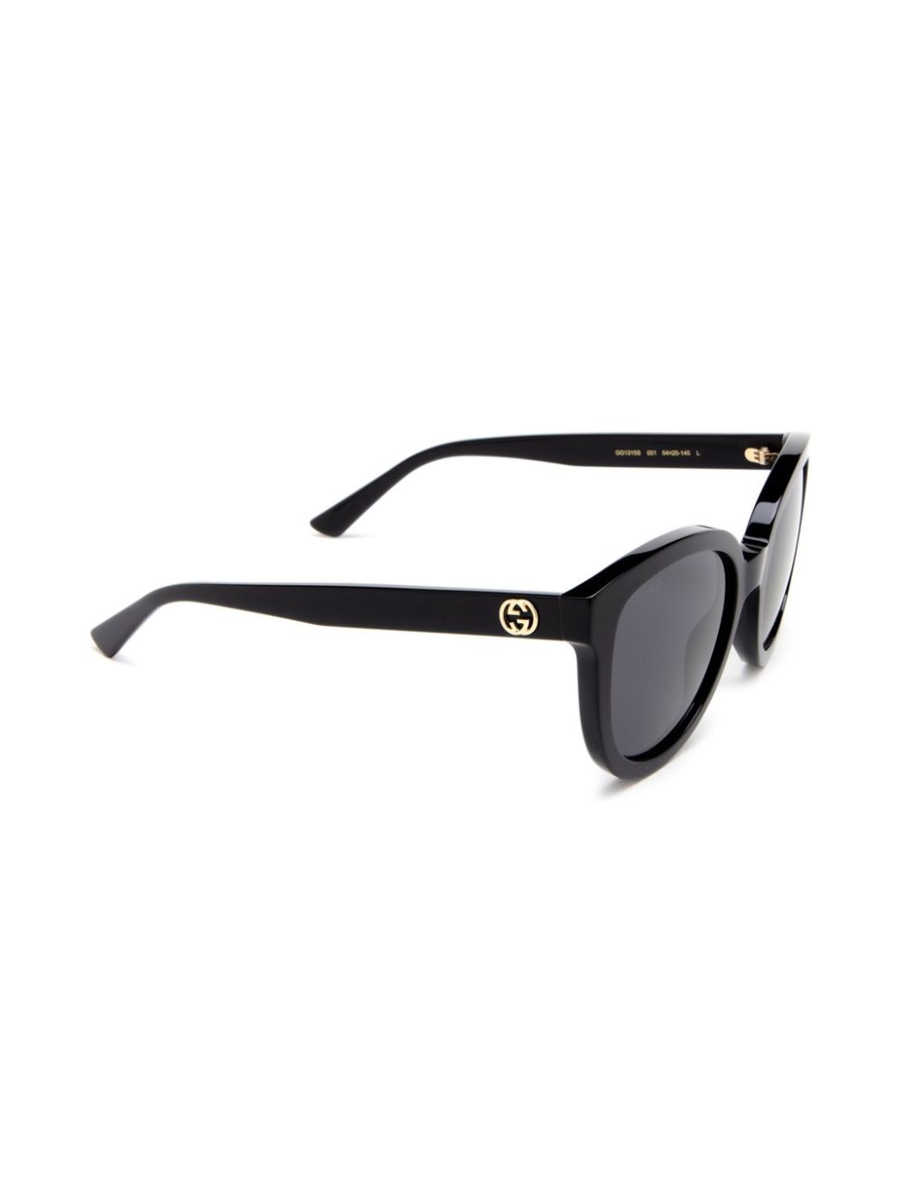 logo-plaque cat-eye sunglasses - 2