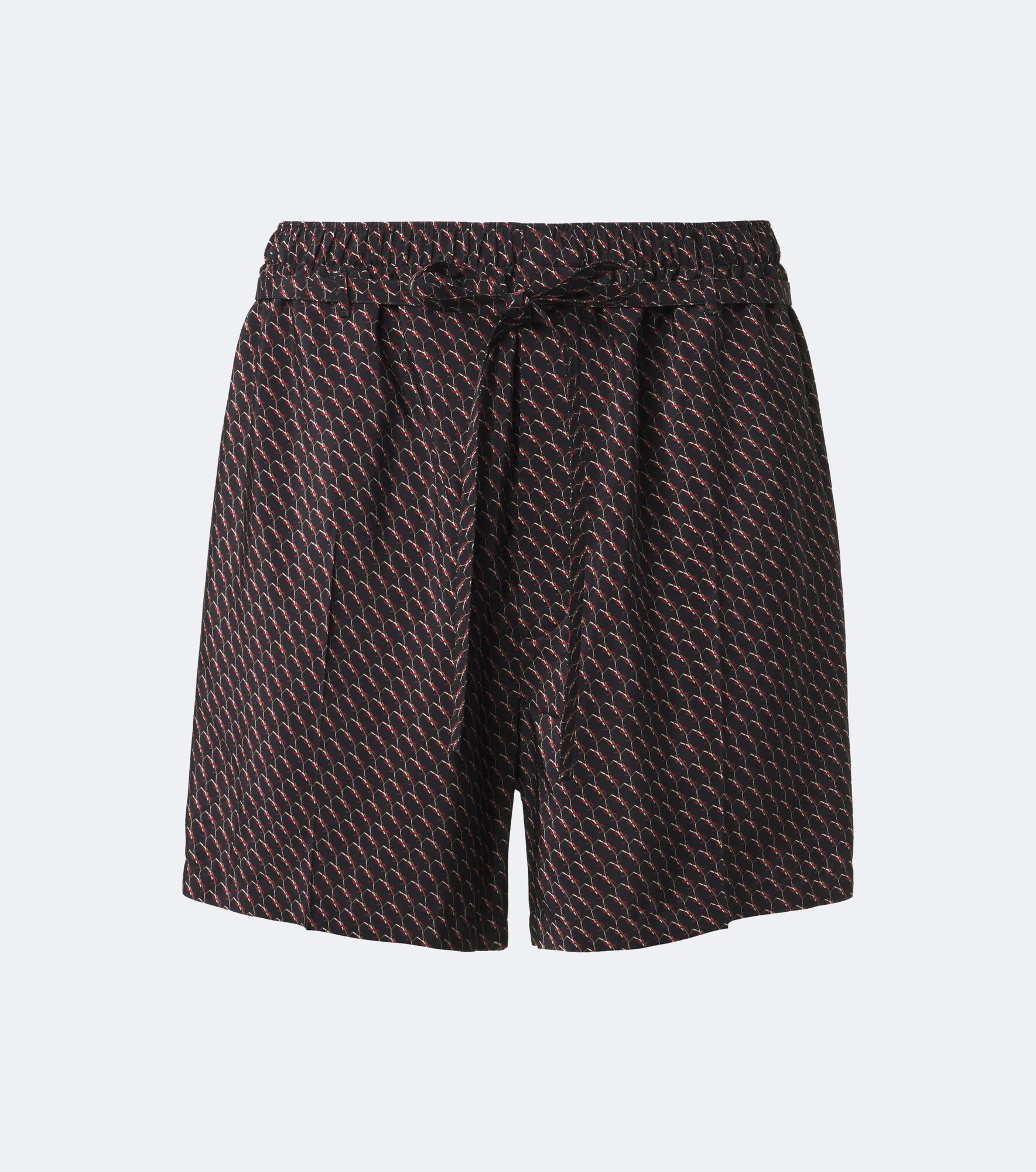 Cassandre printed silk shorts - 1