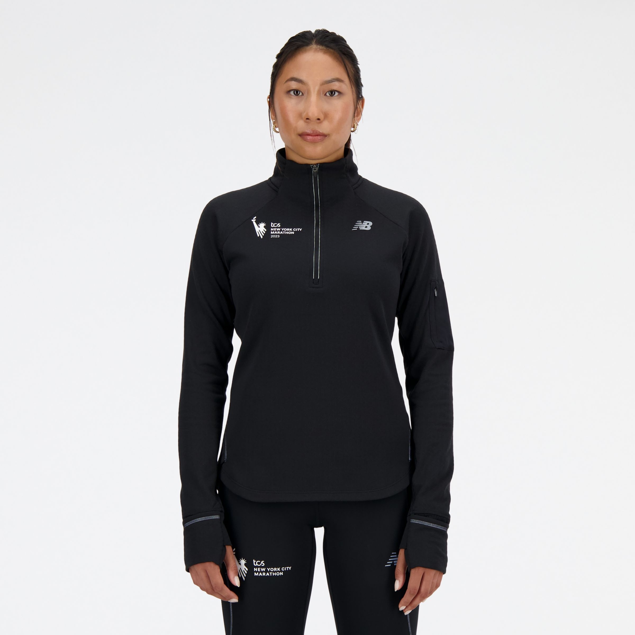 NYC Marathon NB Heat Grid Half Zip - 1