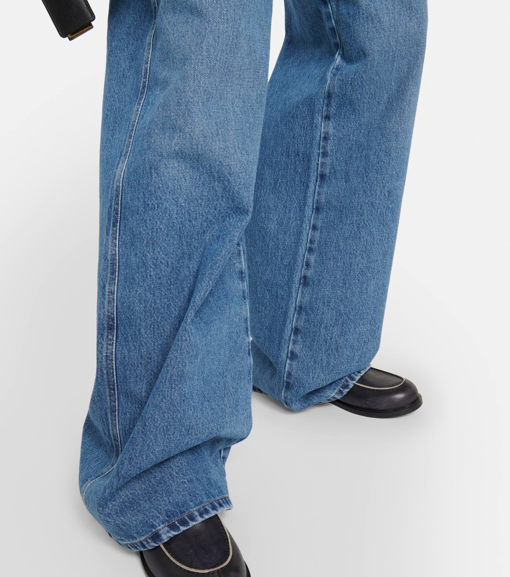 High-rise wide-leg jeans - 5