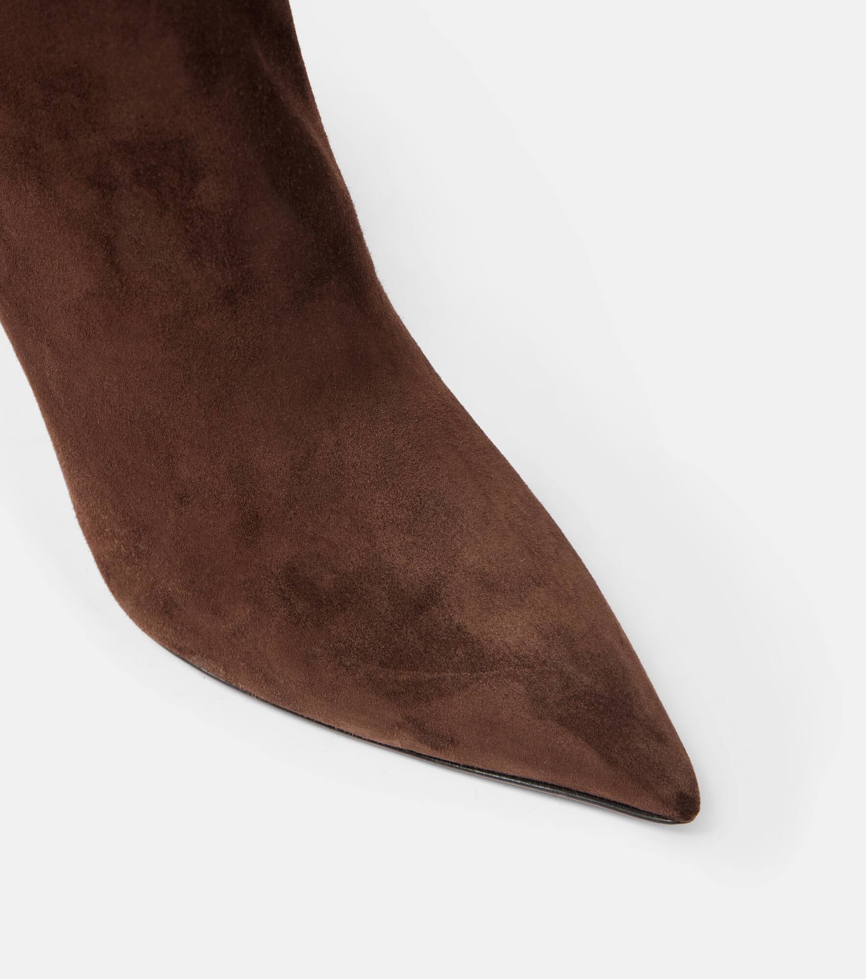 Pumppie 85 suede knee-high boots - 5