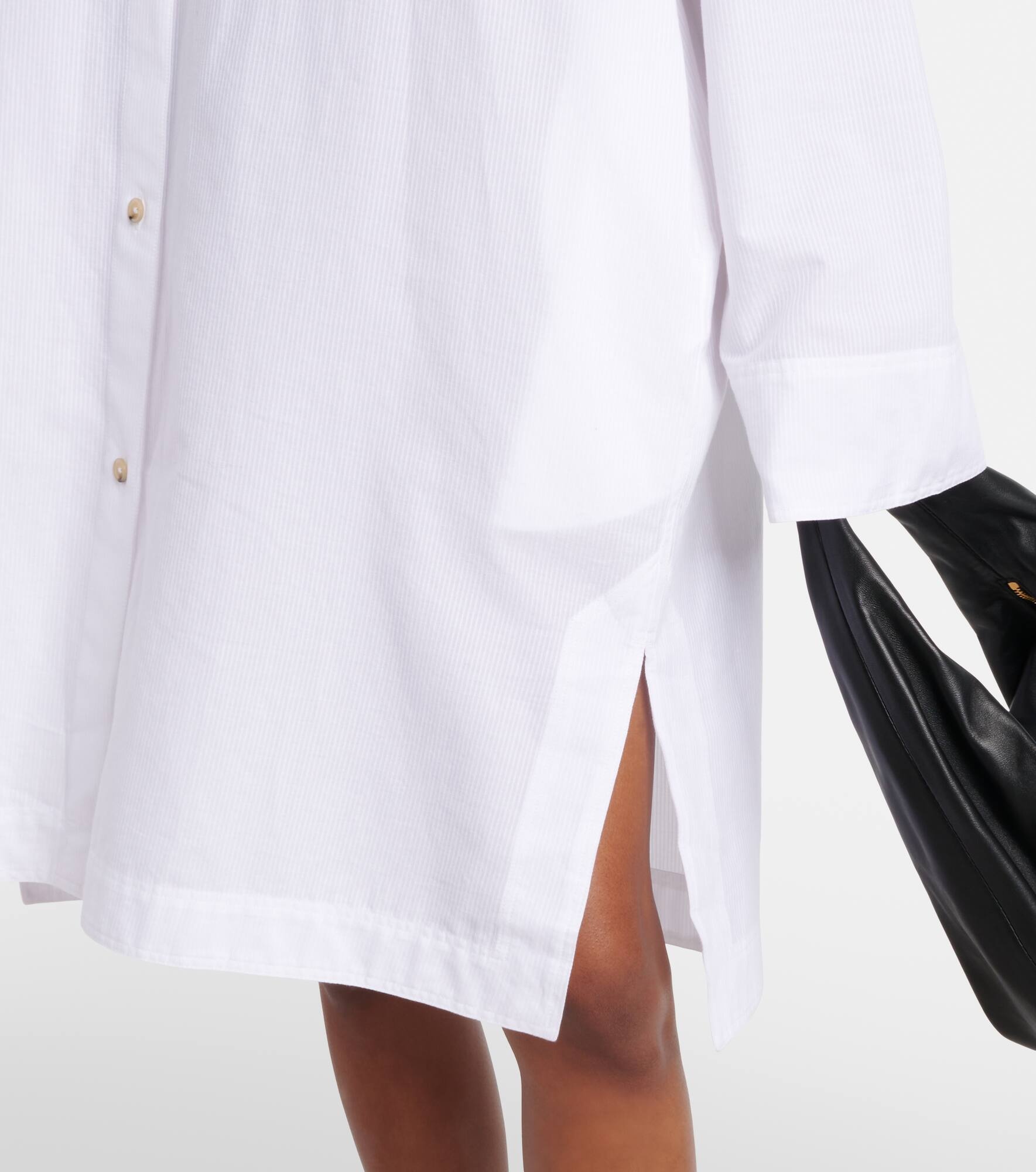 Oversized cotton shirt dress - 5