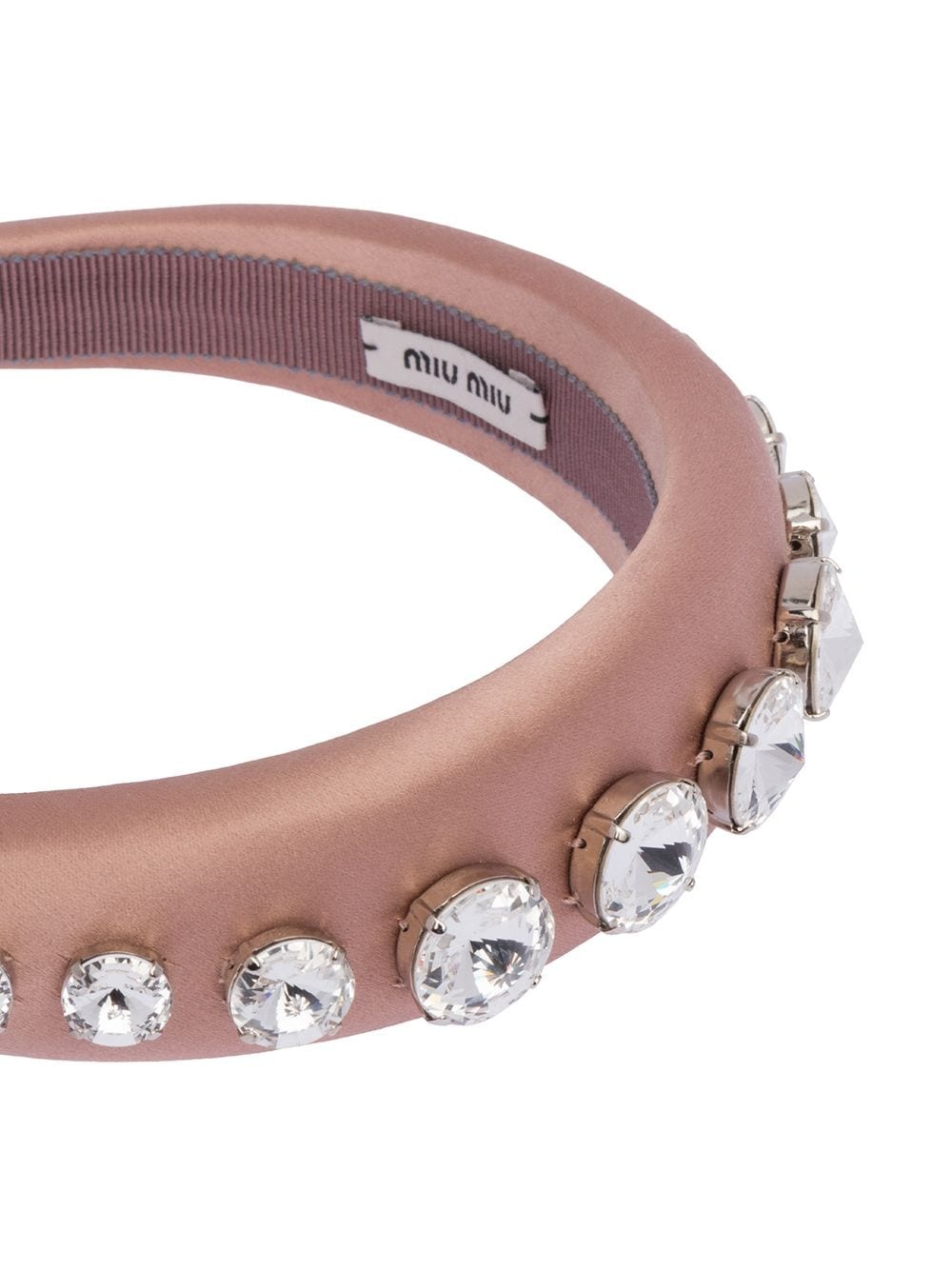 crystal satin headband - 2