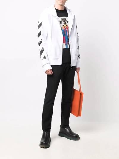 Off-White low-rise slim-legged jeans outlook