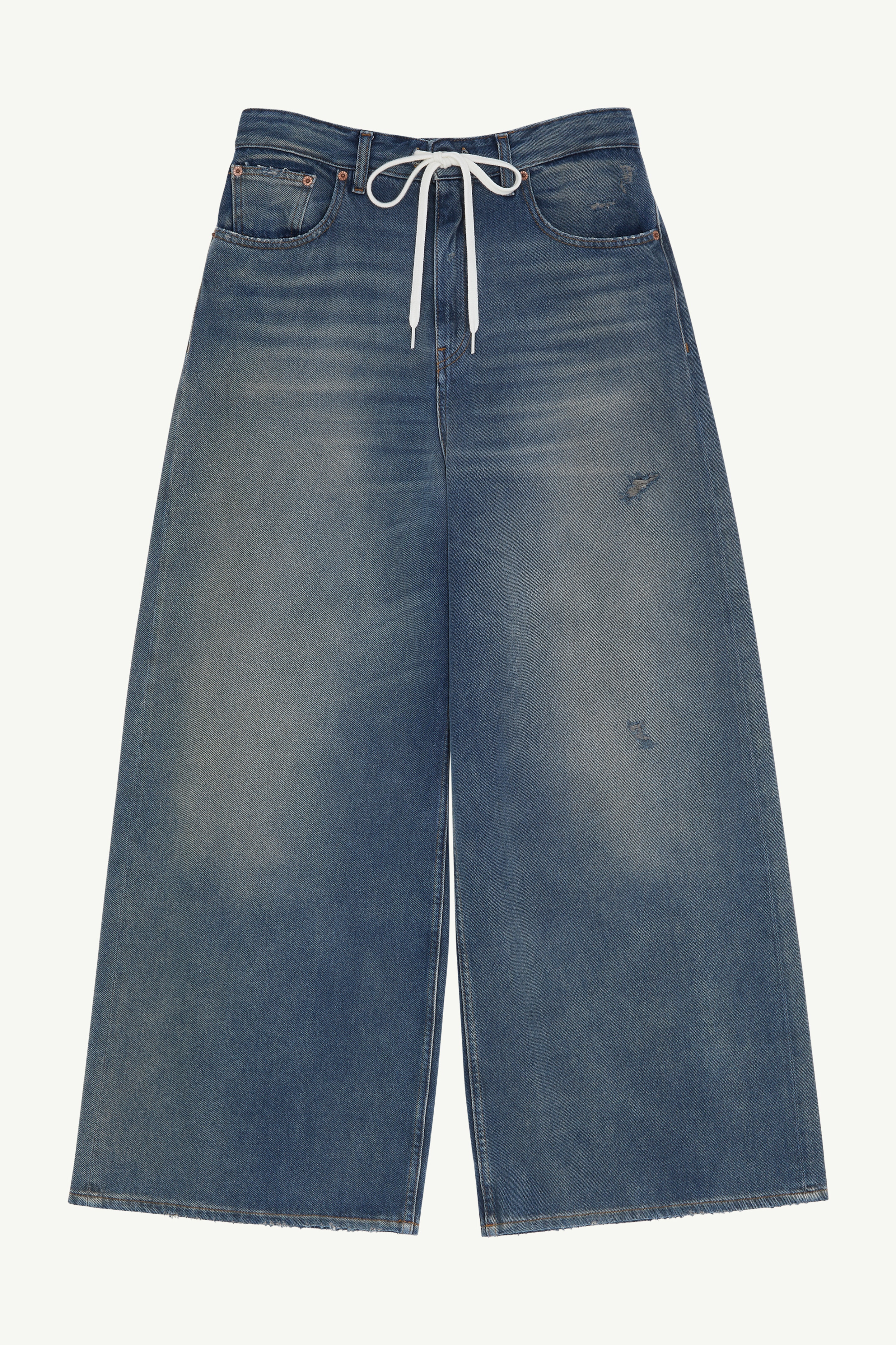 Drawstring jeans - 1