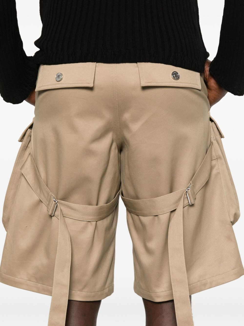 cotton cargo shorts - 5