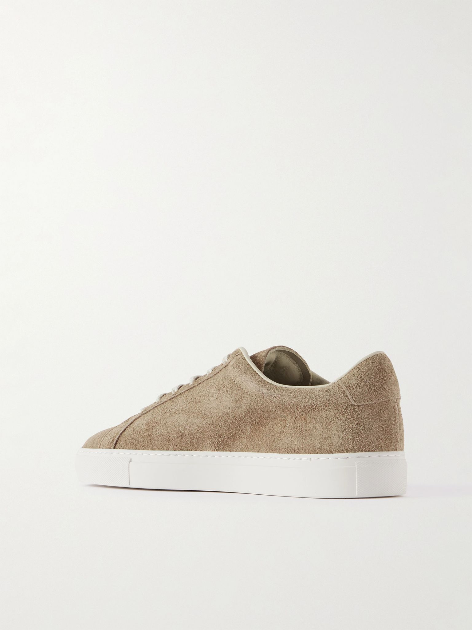 Achilles Sport Brushed-Suede Sneakers Light brown - 4