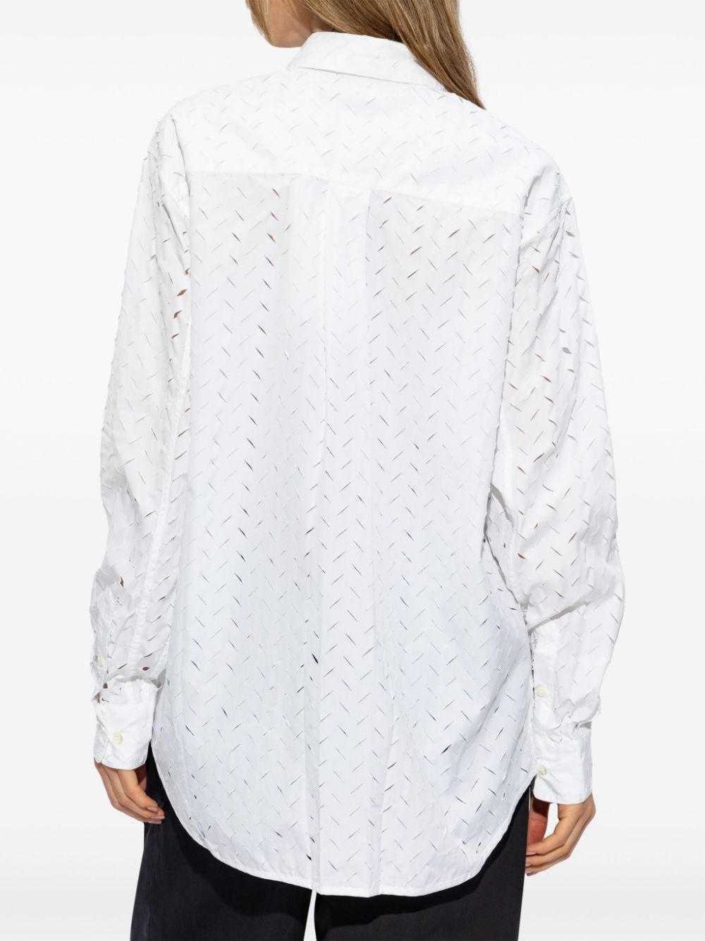 Otis perforated cotton shirt - 4