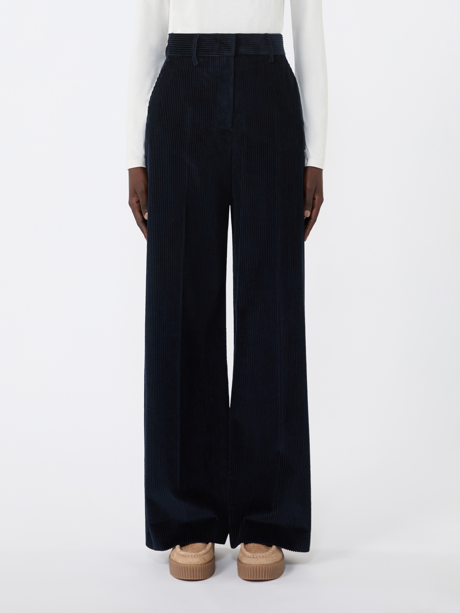 TANIA Wide-leg corduroy trousers - 3