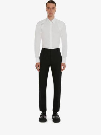 Alexander McQueen Men's Harness Shirt in White outlook