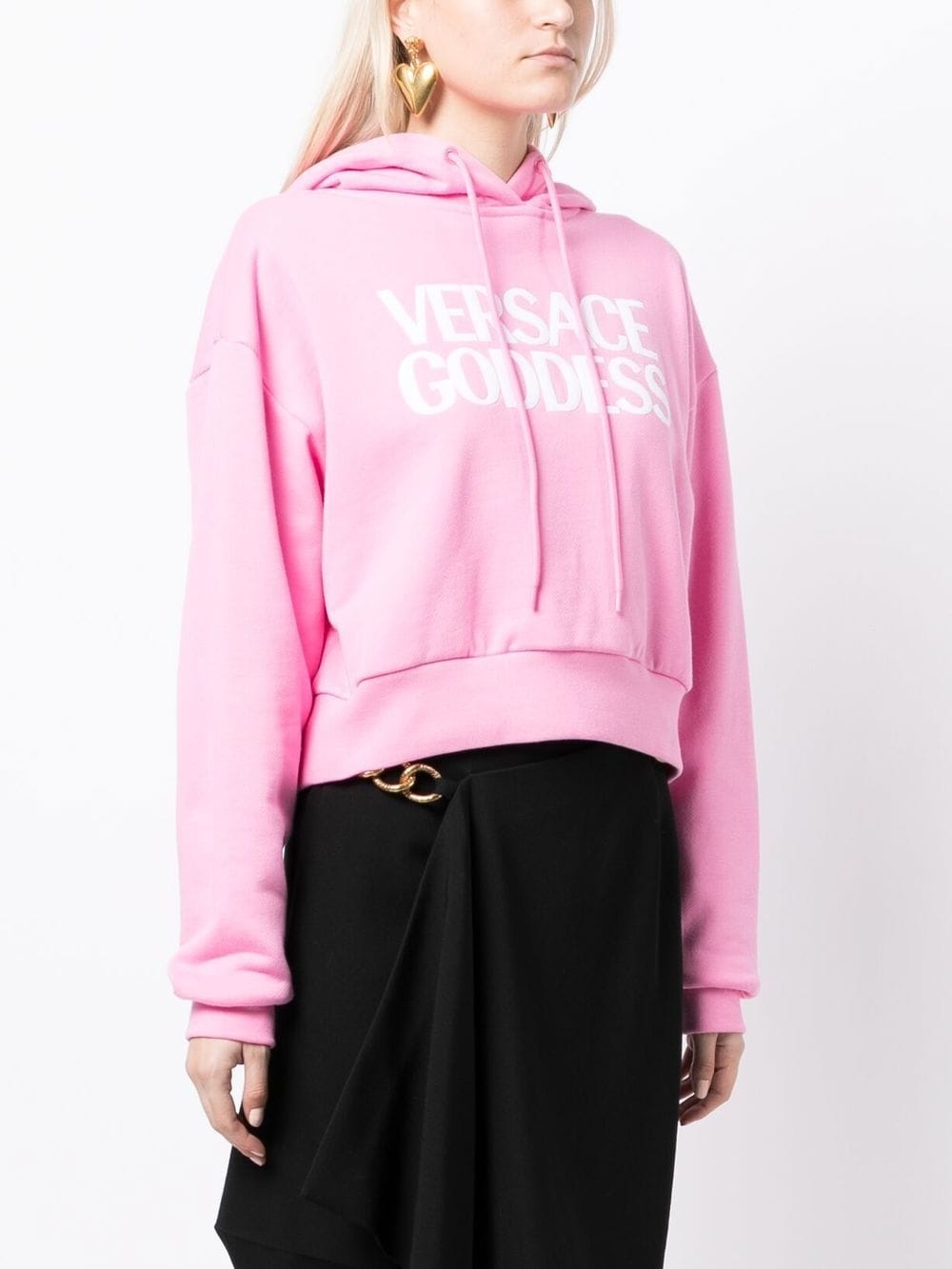 Versace Goddess logo hoodie - 3