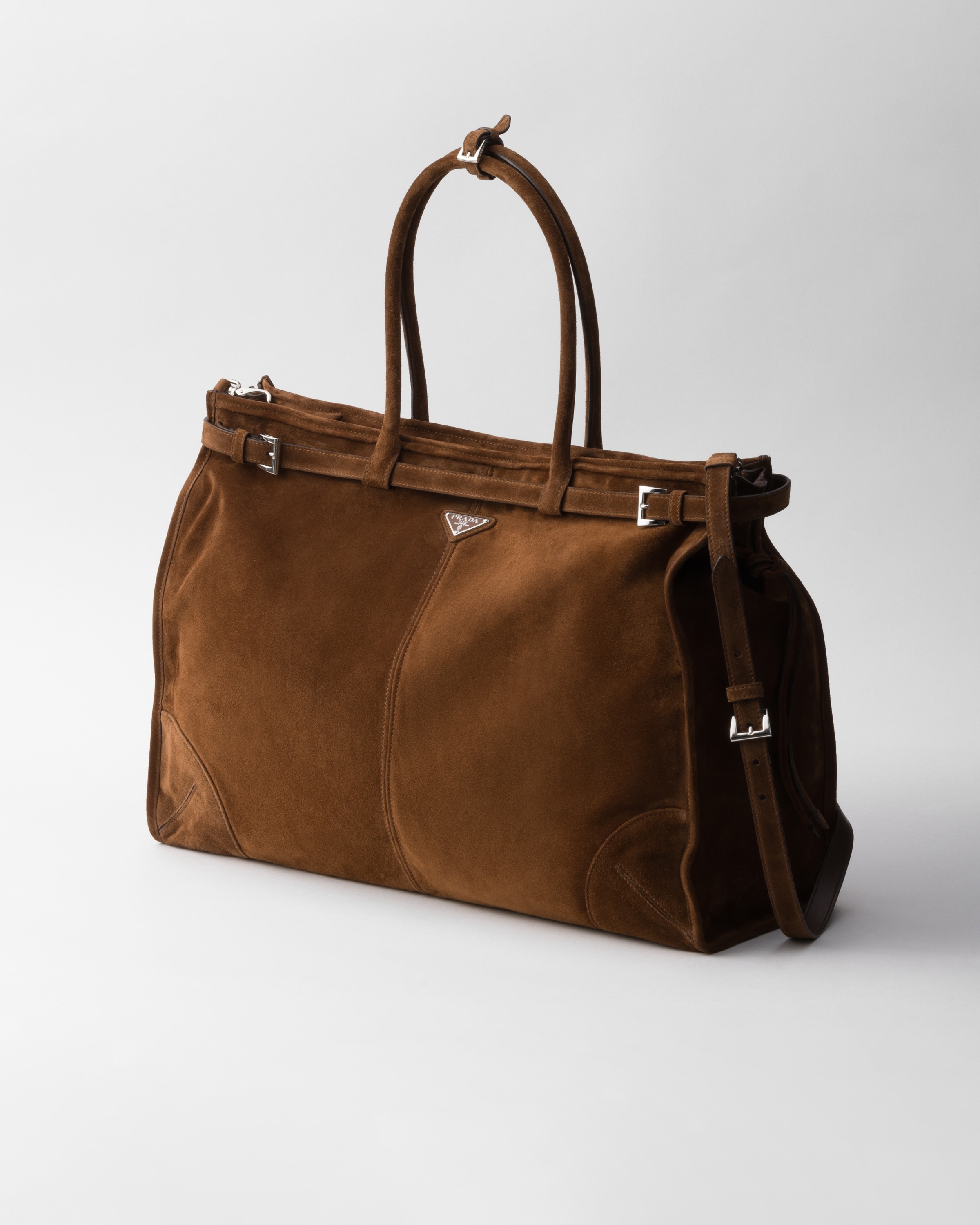 Suede tote bag - 3