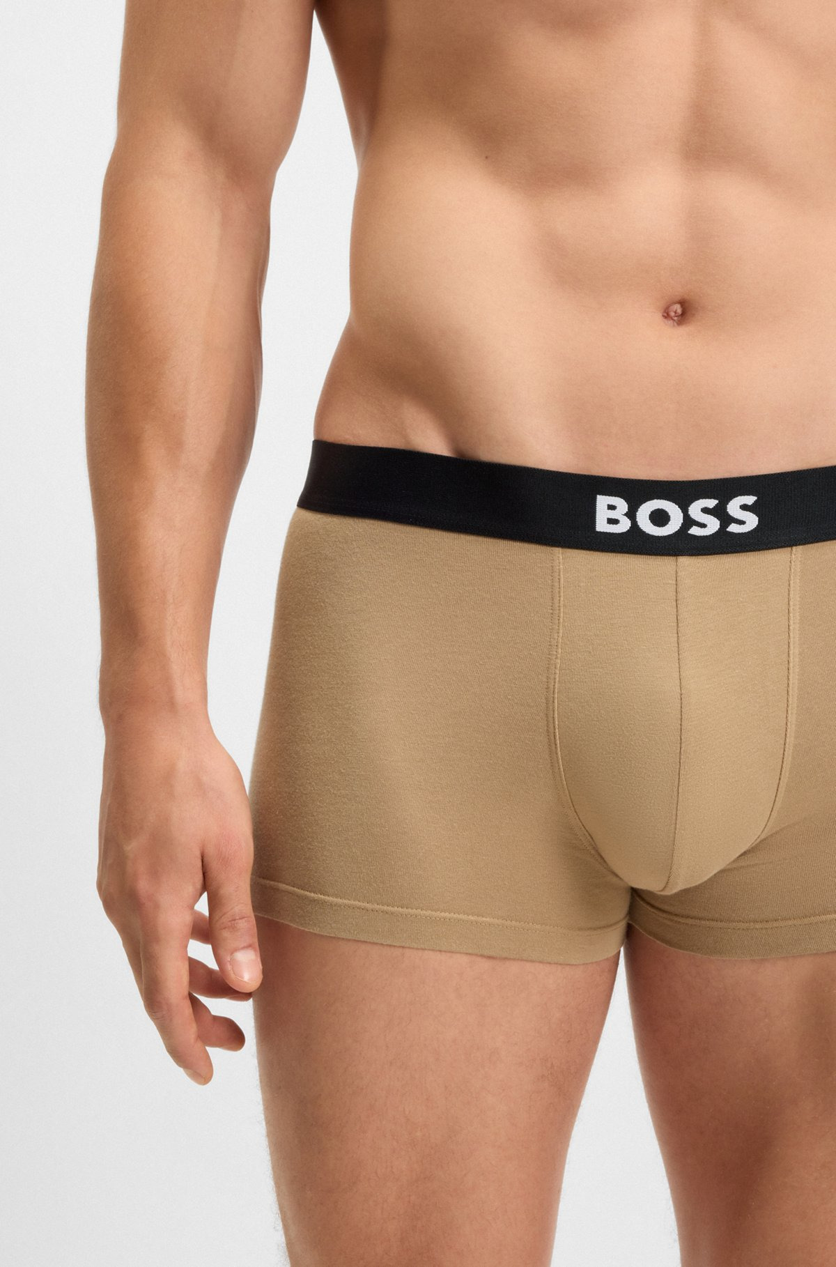THREE-PACK OF STRETCH TRUNKS IN COTTON - 4