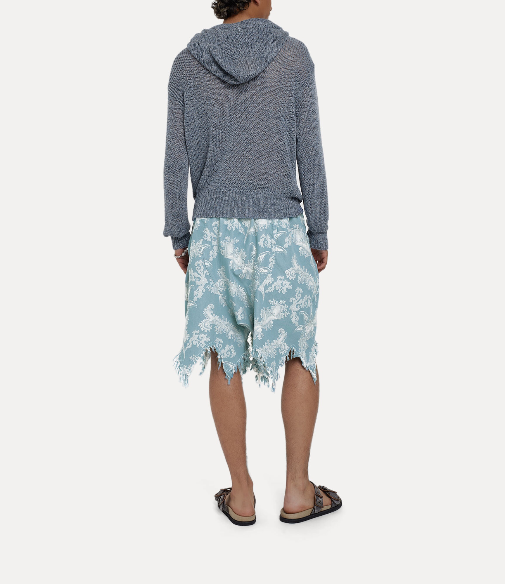 【VIVIENNE WESTWOOD】Romario Bermuda Shorts /  Blue Romario Bermuda Shorts in WHITE-BLUE | Vivienne Westwood®