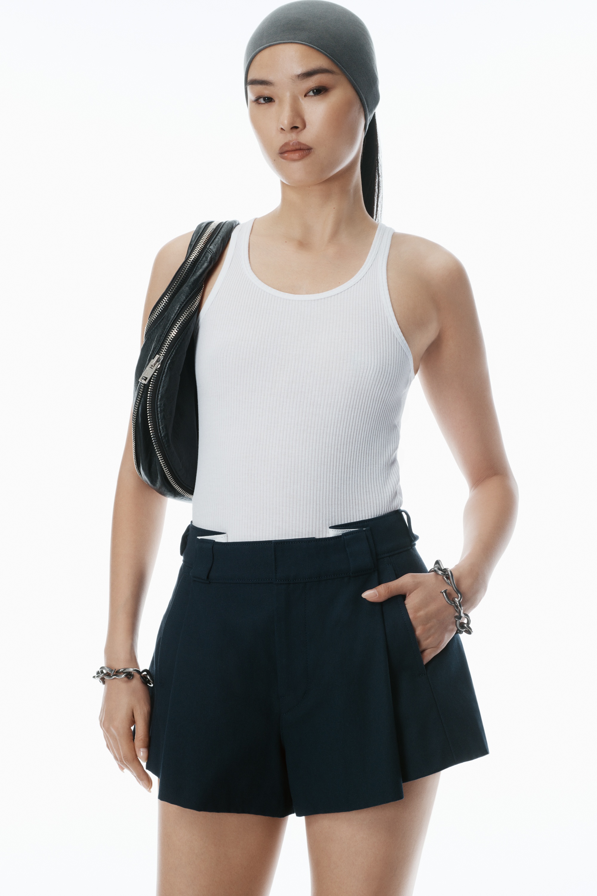 Box-Pleated Workwear-Inspired Short - 3