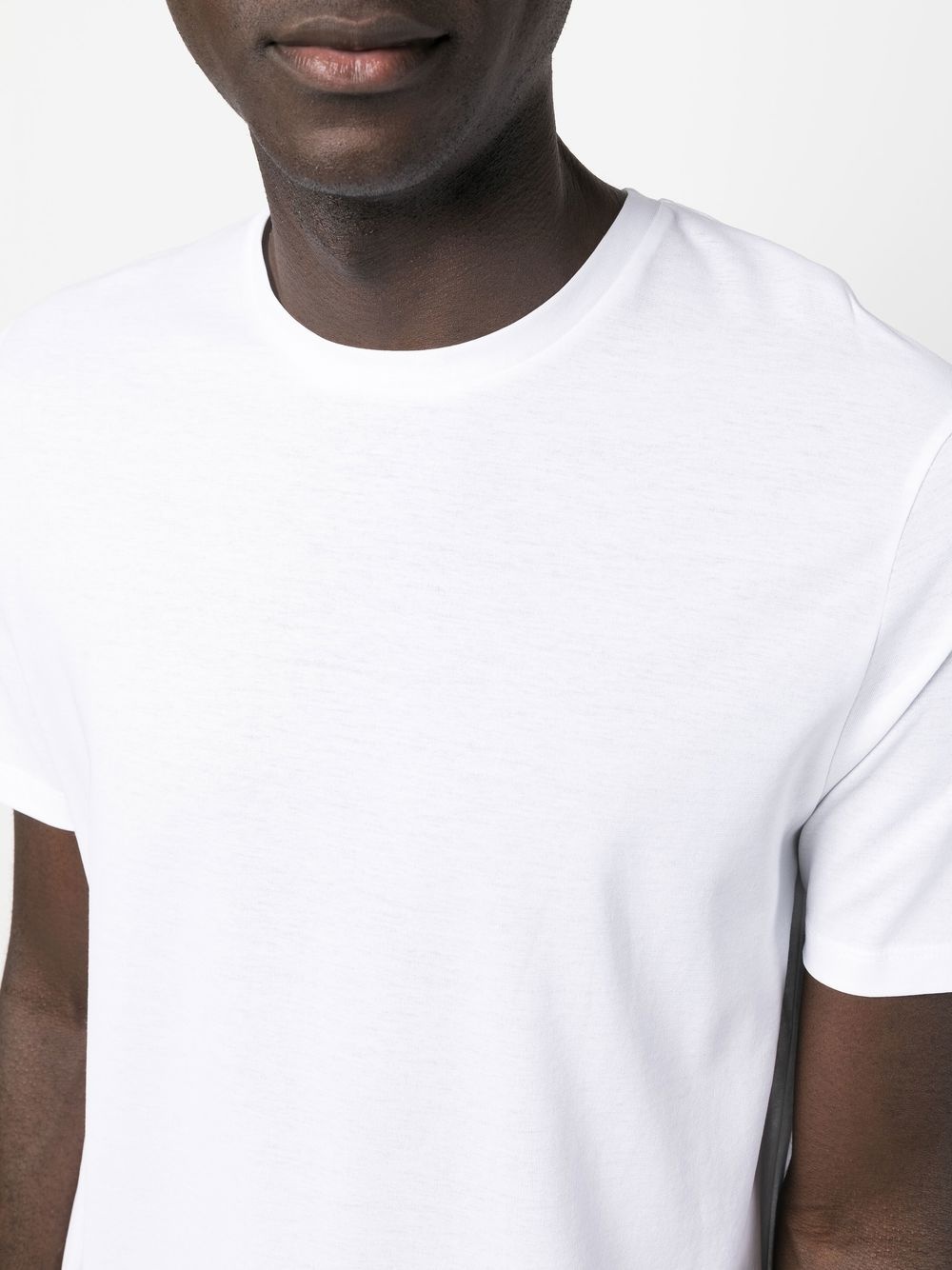 logo-plaque cotton T-shirt - 5