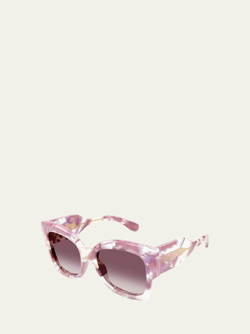 Chloé CH0252S Butterfly Gradiant Acetate Sunglasses outlook