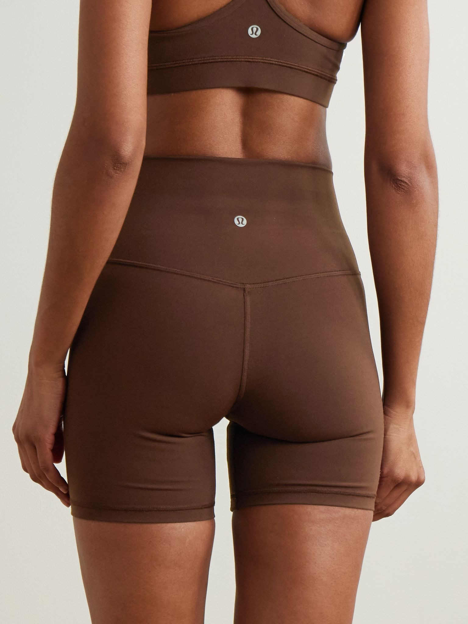 Align high-rise Nulu™ shorts - 6" Brown - 3